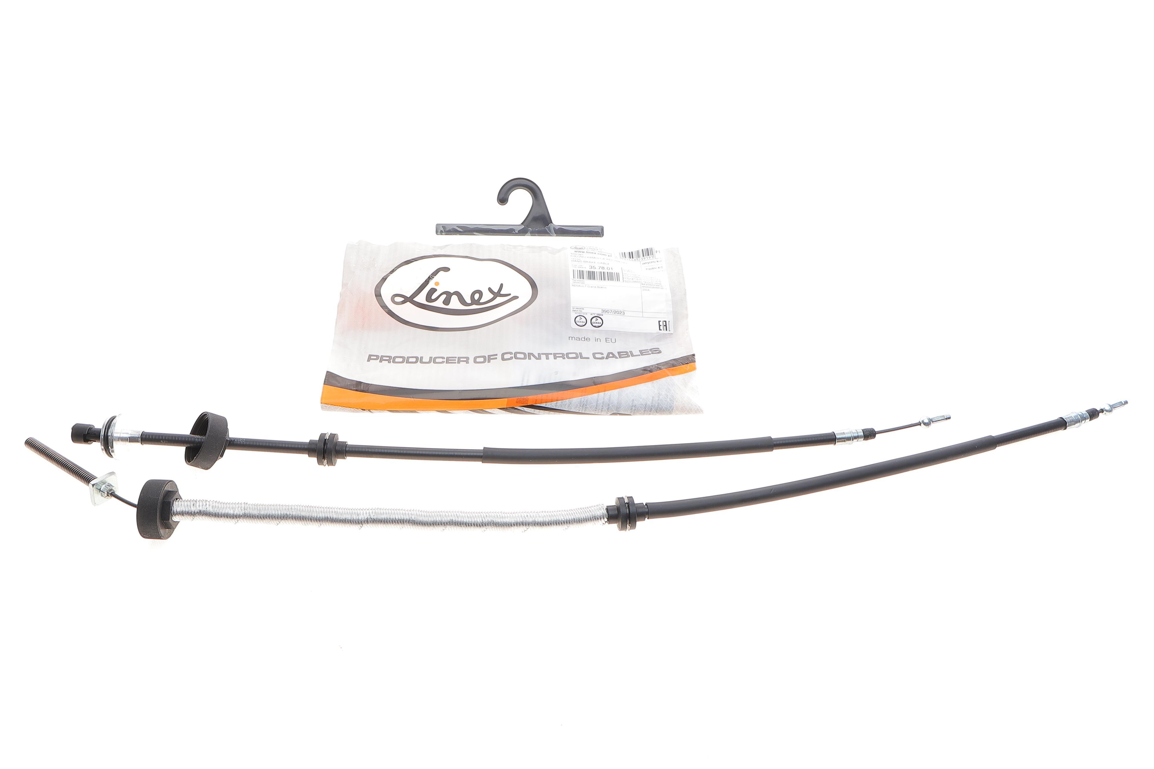 Трос ручника (задній) Renault Grand Scenic II 04- (741/1001) (електро)