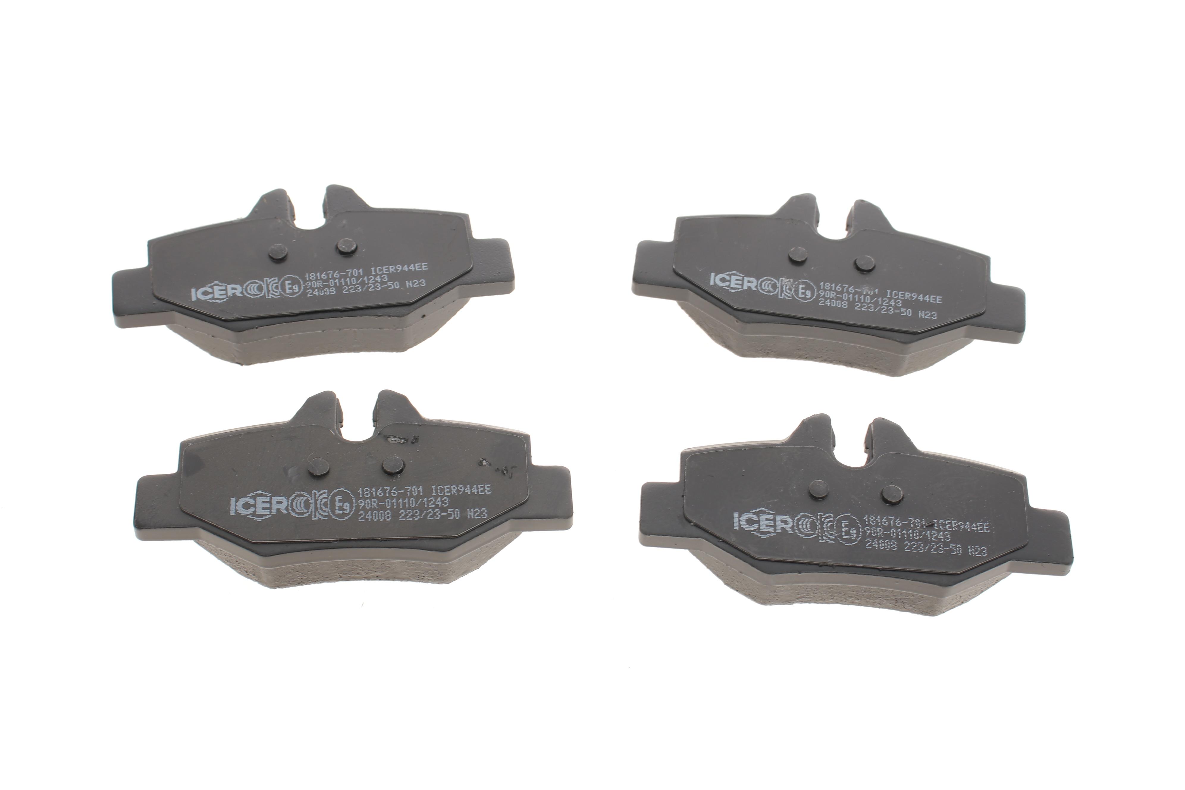 Колодки гальмівні (задні) MB Vito/Viano (W639) 03- (+датчики)