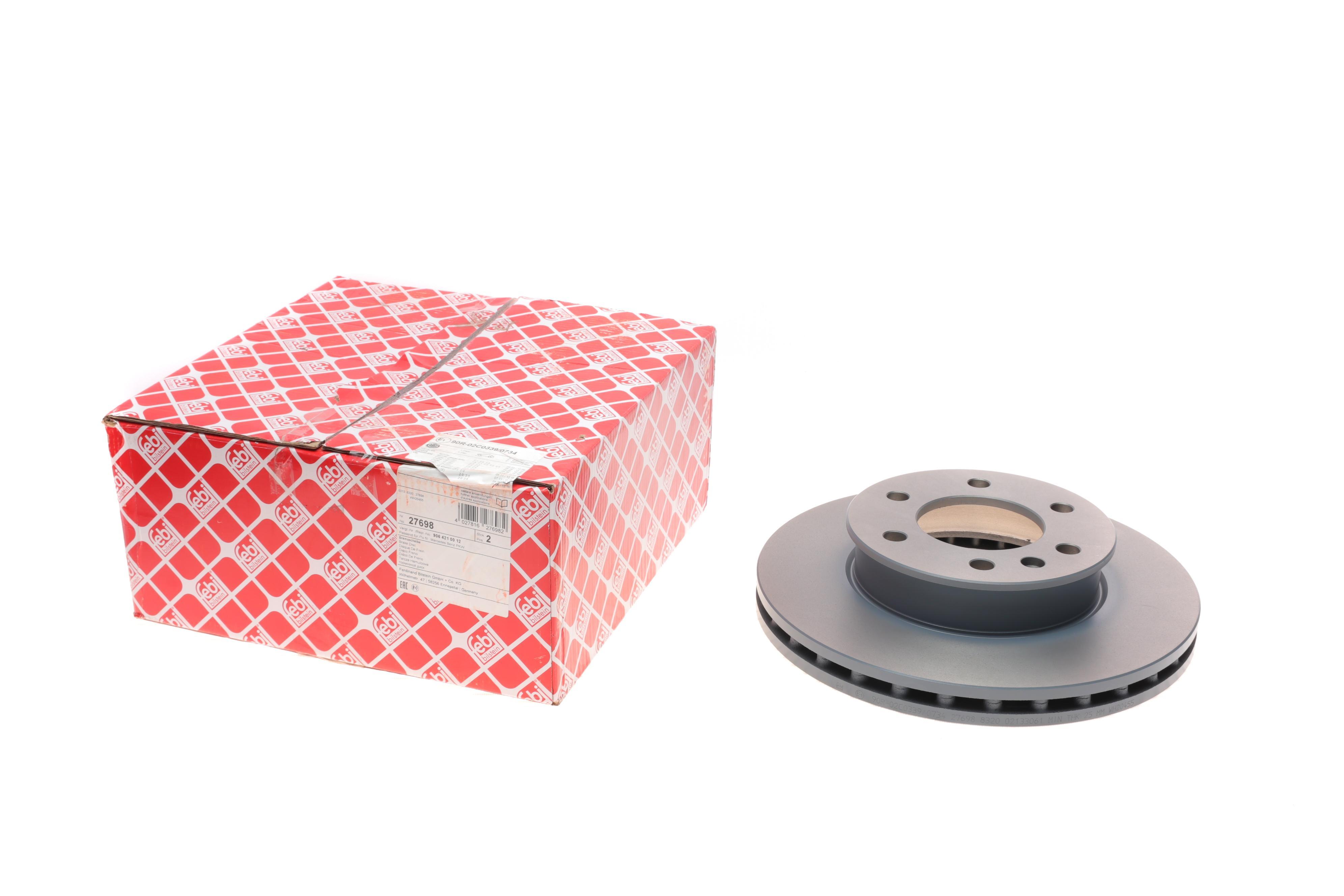 Диск гальмівний (передній) MB Sprinter/VW Crafter 06- (299.6x28)