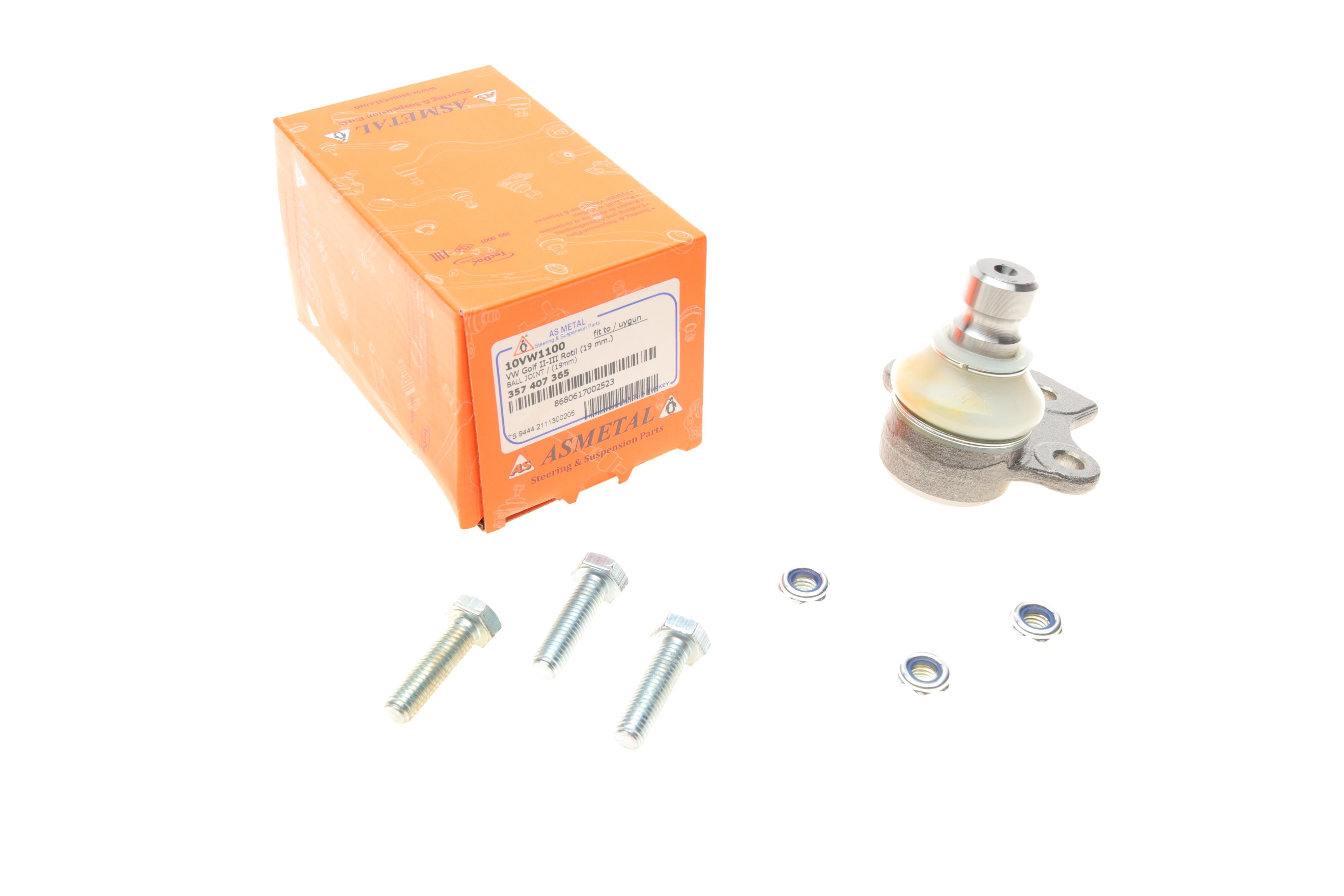 Опора кульова (передня/знизу) VW Caddy 96- (d=19mm)