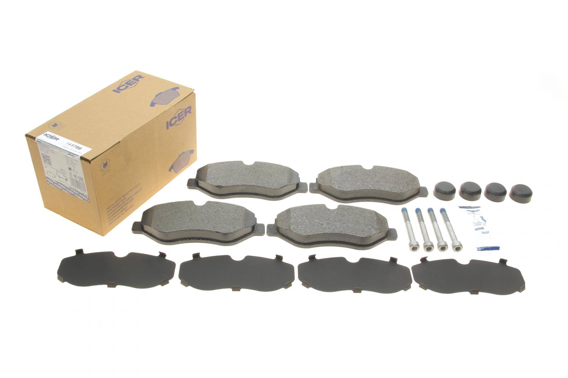 Колодки гальмівні (передні) MB Sprinter (906,907,910)/VW Crafter 06-/MB Vito (W639) 03-/(W447) 14-