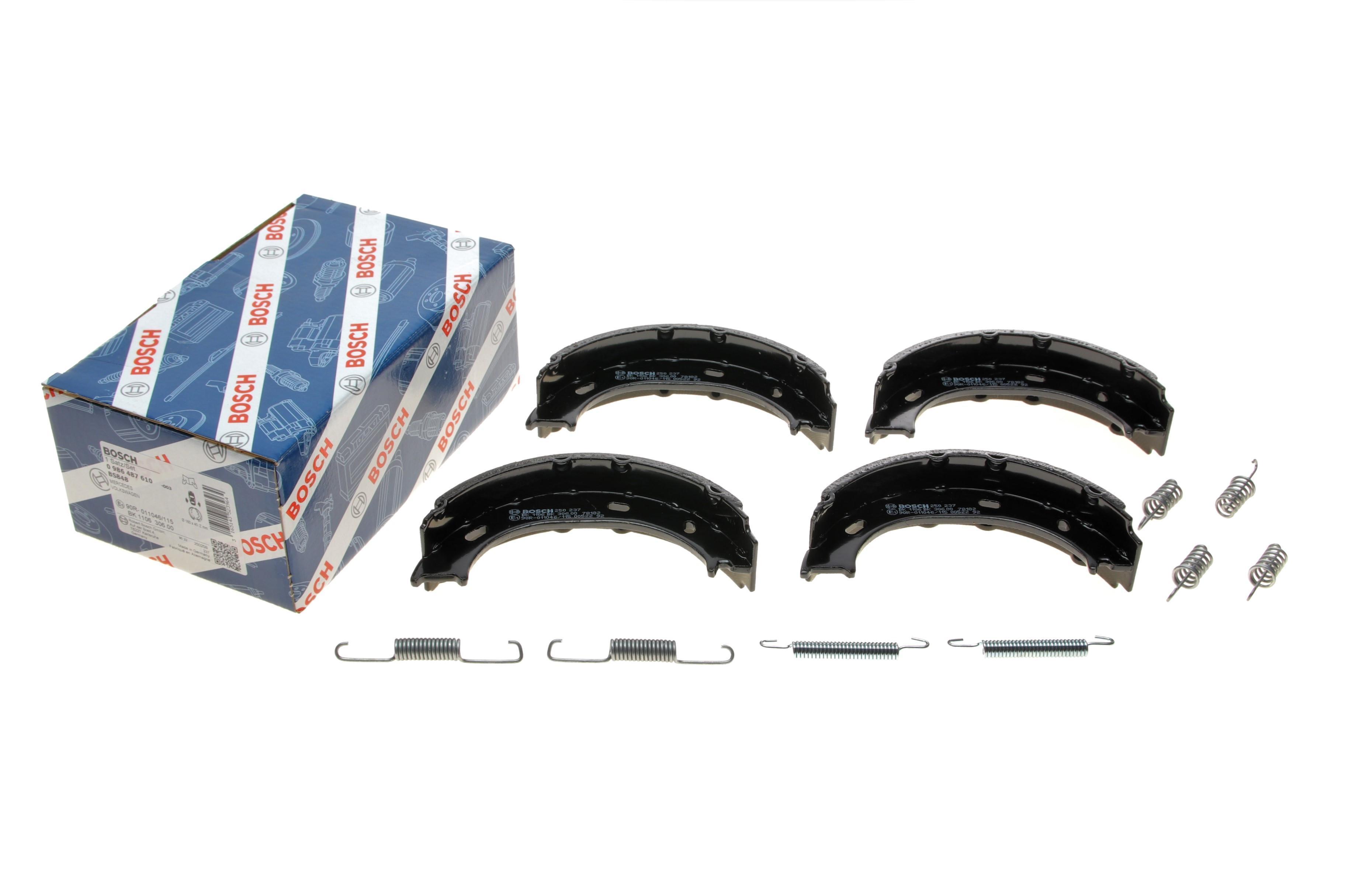 Колодки ручного гальма MB Sprinter 208-316 96- (з пружинками) (160x40)