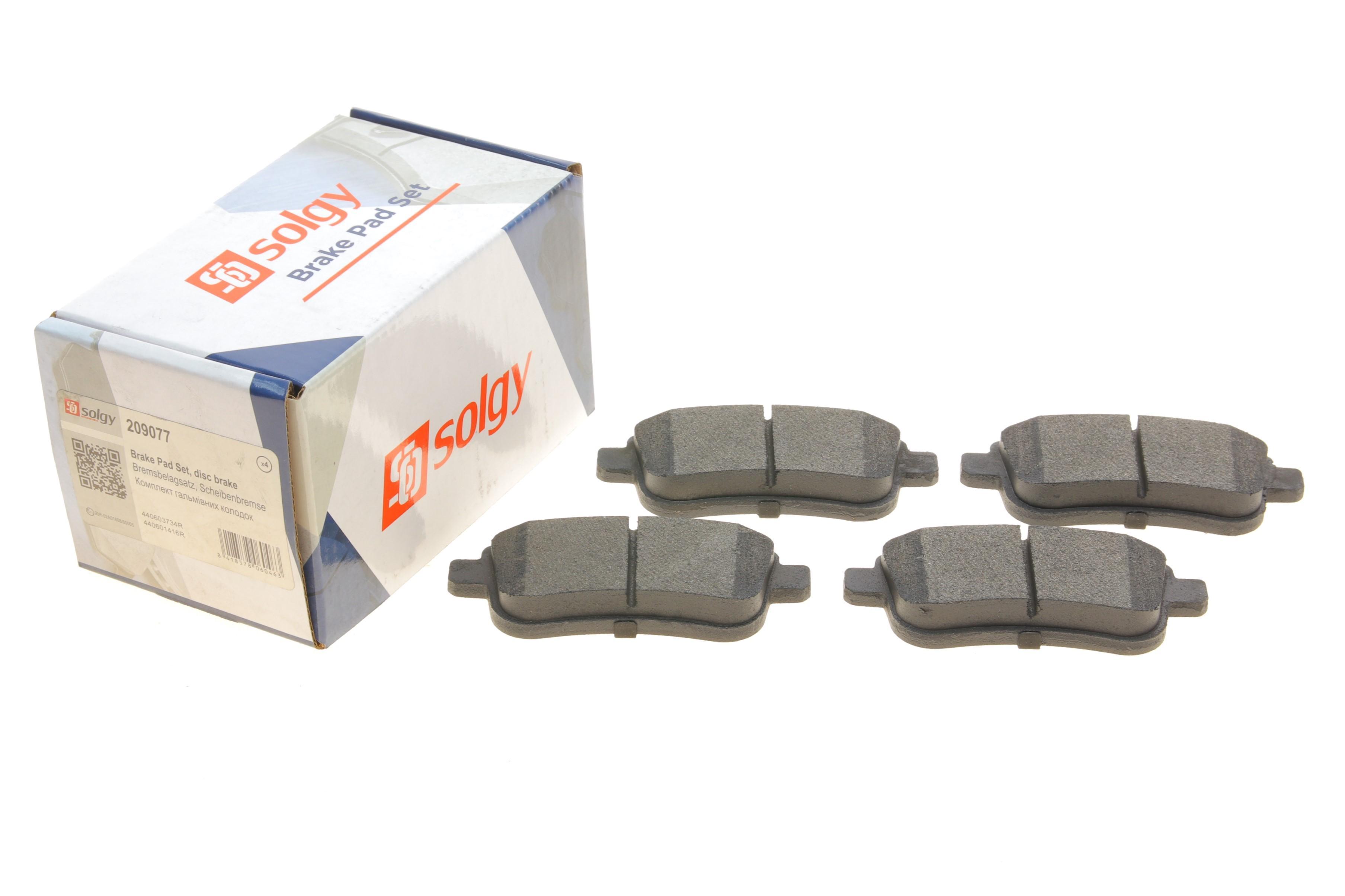 Колодки гальмівні (задні) Renault Fluence/Megane/Scenic 08-