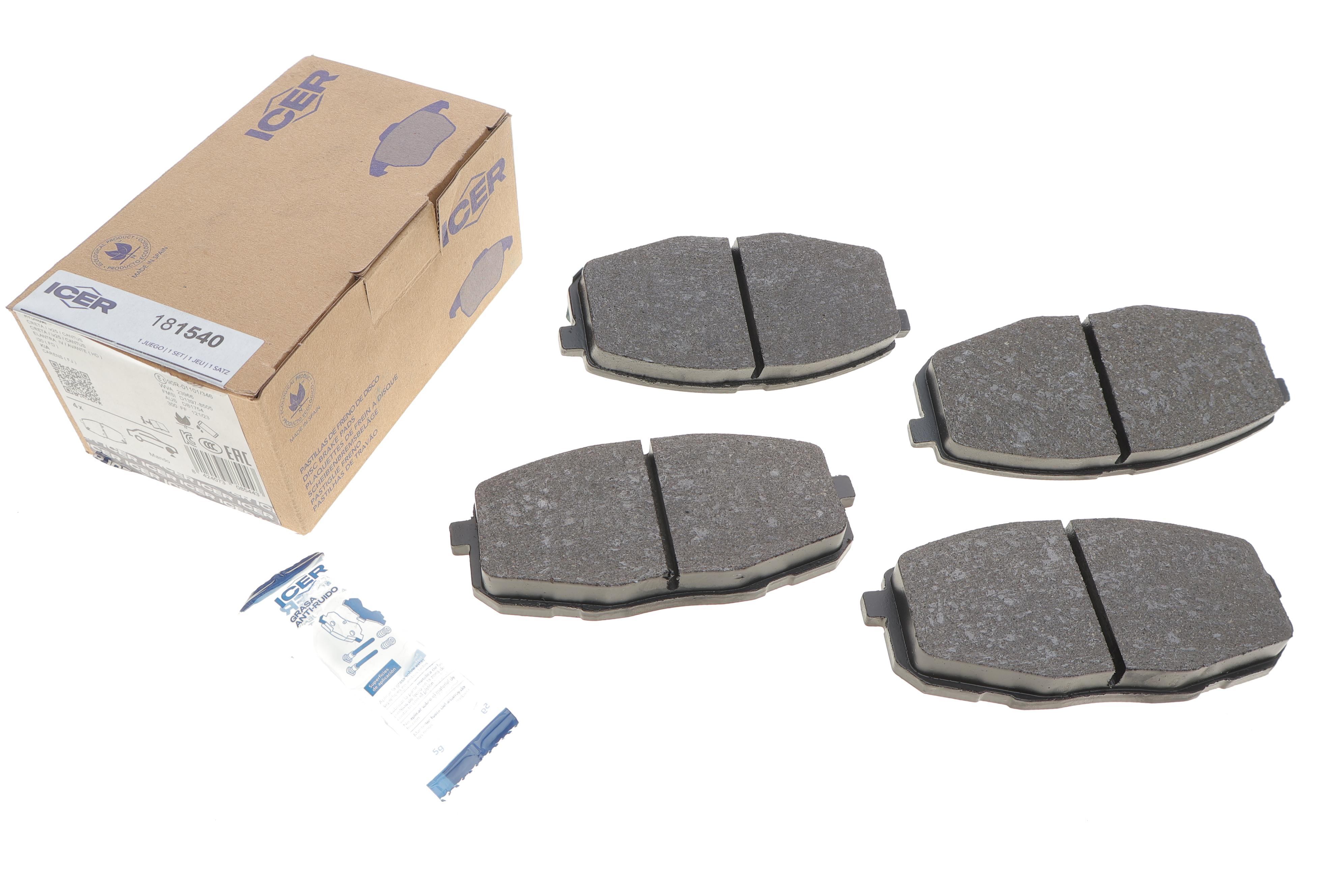 Колодки гальмівні (передні) Hyundai i30 07-12/Kia Cee'd 06-/Carens 02-/Cerato 09-/Soul 14-