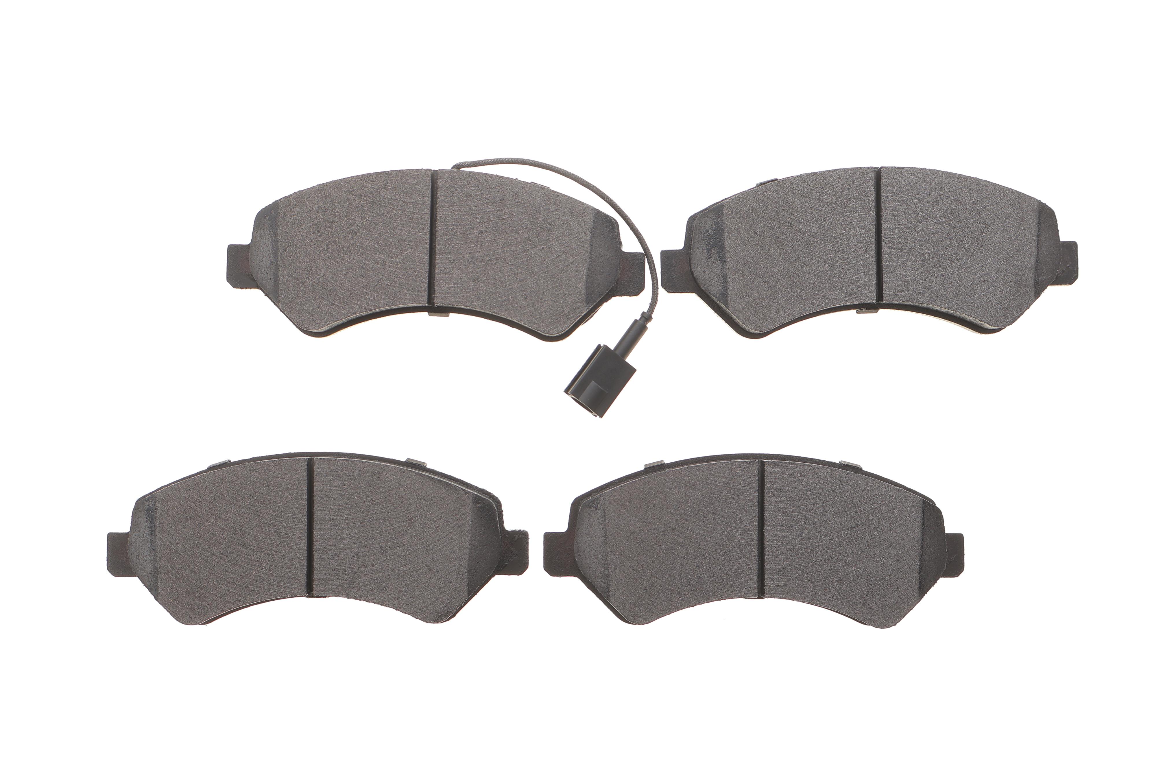 Колодки гальмівні (передні) Citroen Jumper/Fiat Ducato/Peugeot Boxer 06- R16 (з датчиком)