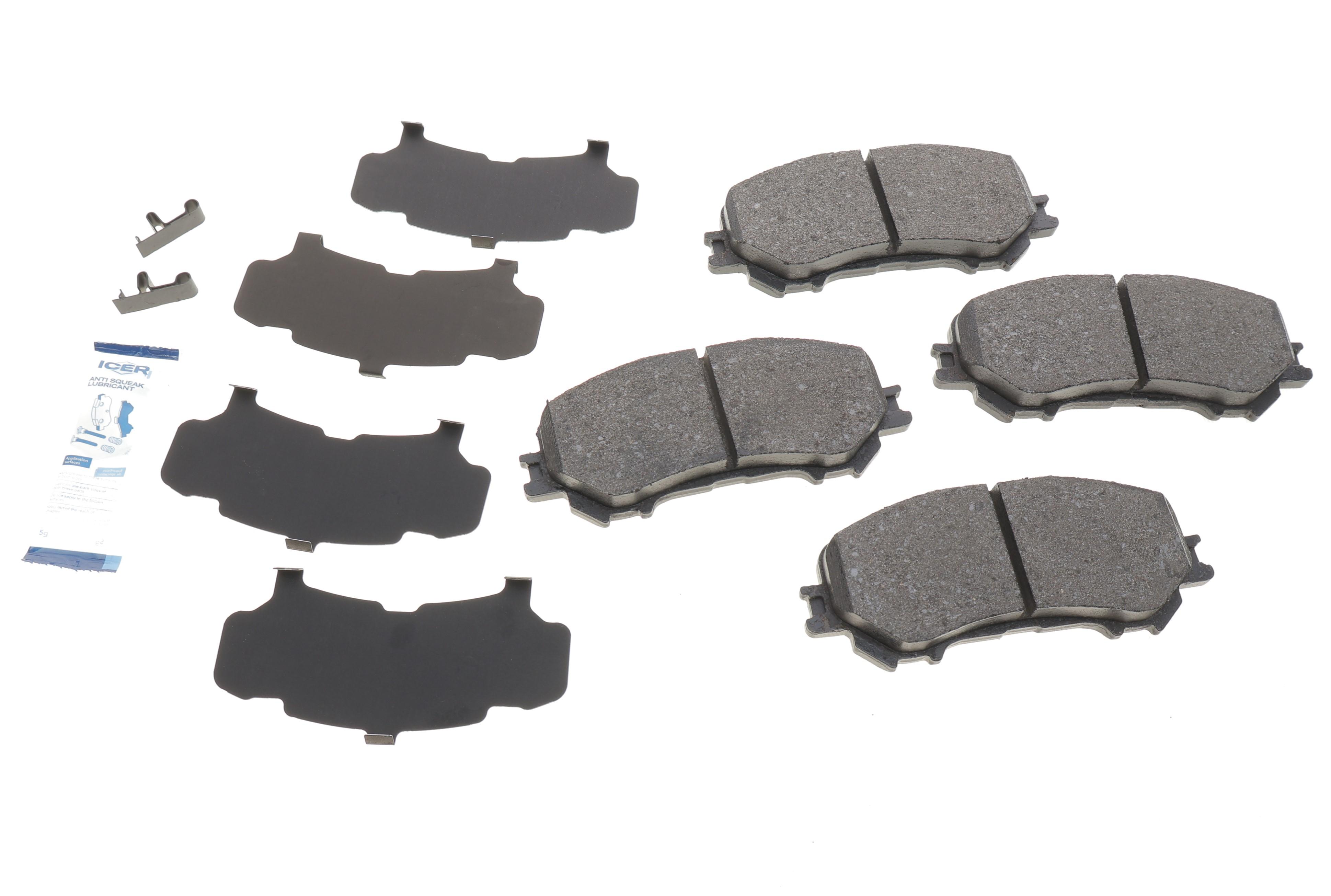 Колодки гальмівні (передні) Nissan Rogue 07-13/Qashqai II 13-/X-Trail 19-/Renault Kadjar 15-