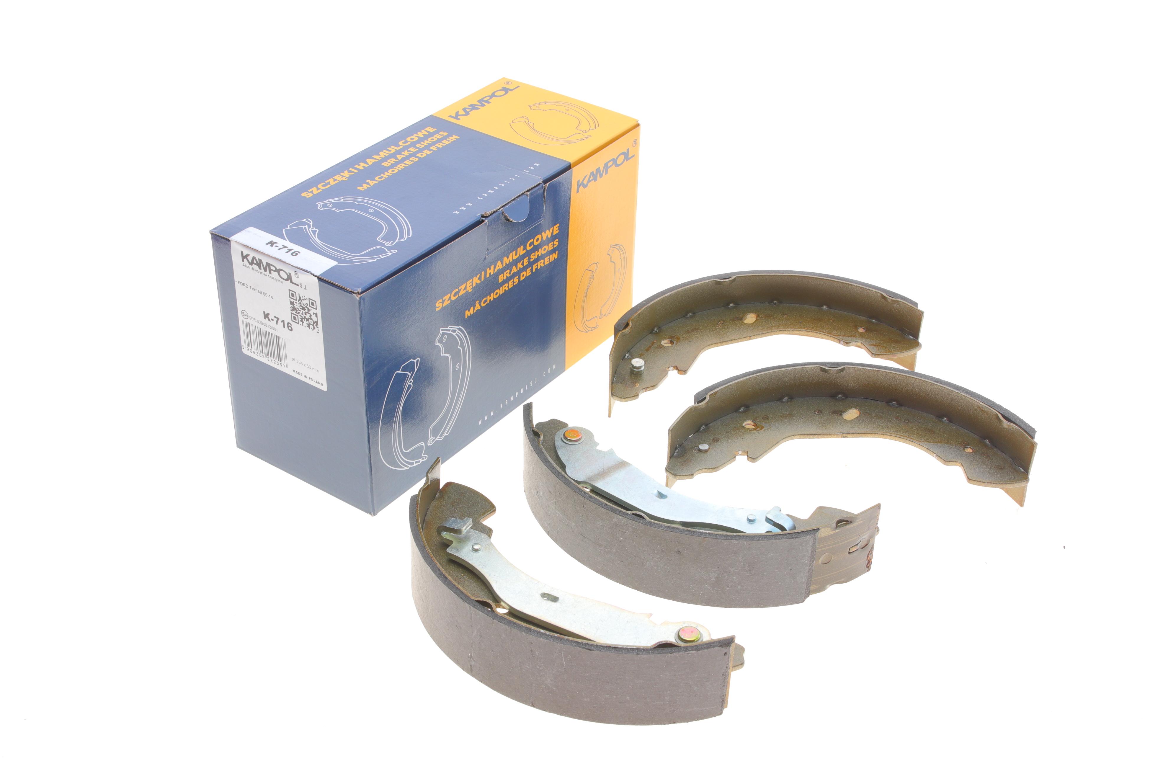 Колодки гальмівні (задні) Ford Transit 00- FWD (барабанні) (254x52)