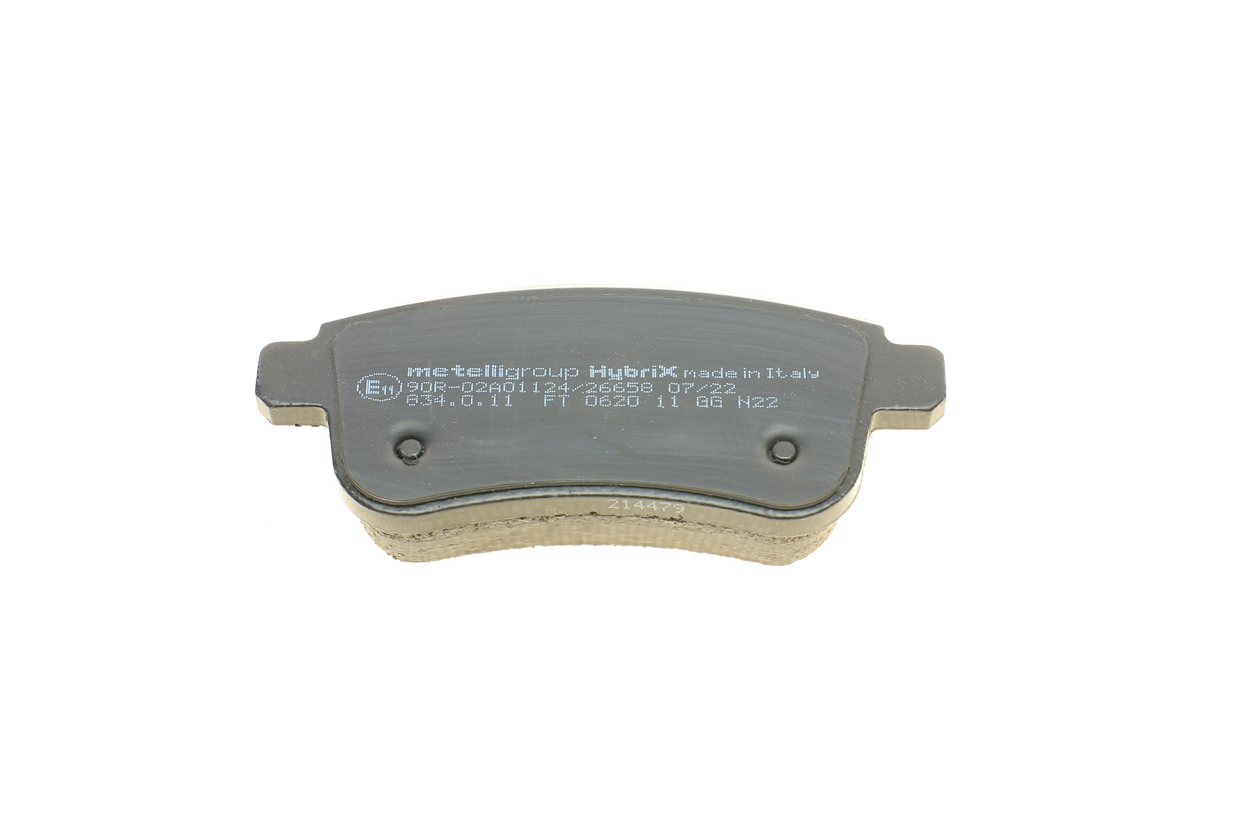 Колодки гальмівні (задні) Renault Megane III 08-/Grand Scenic III/Fluence 09-