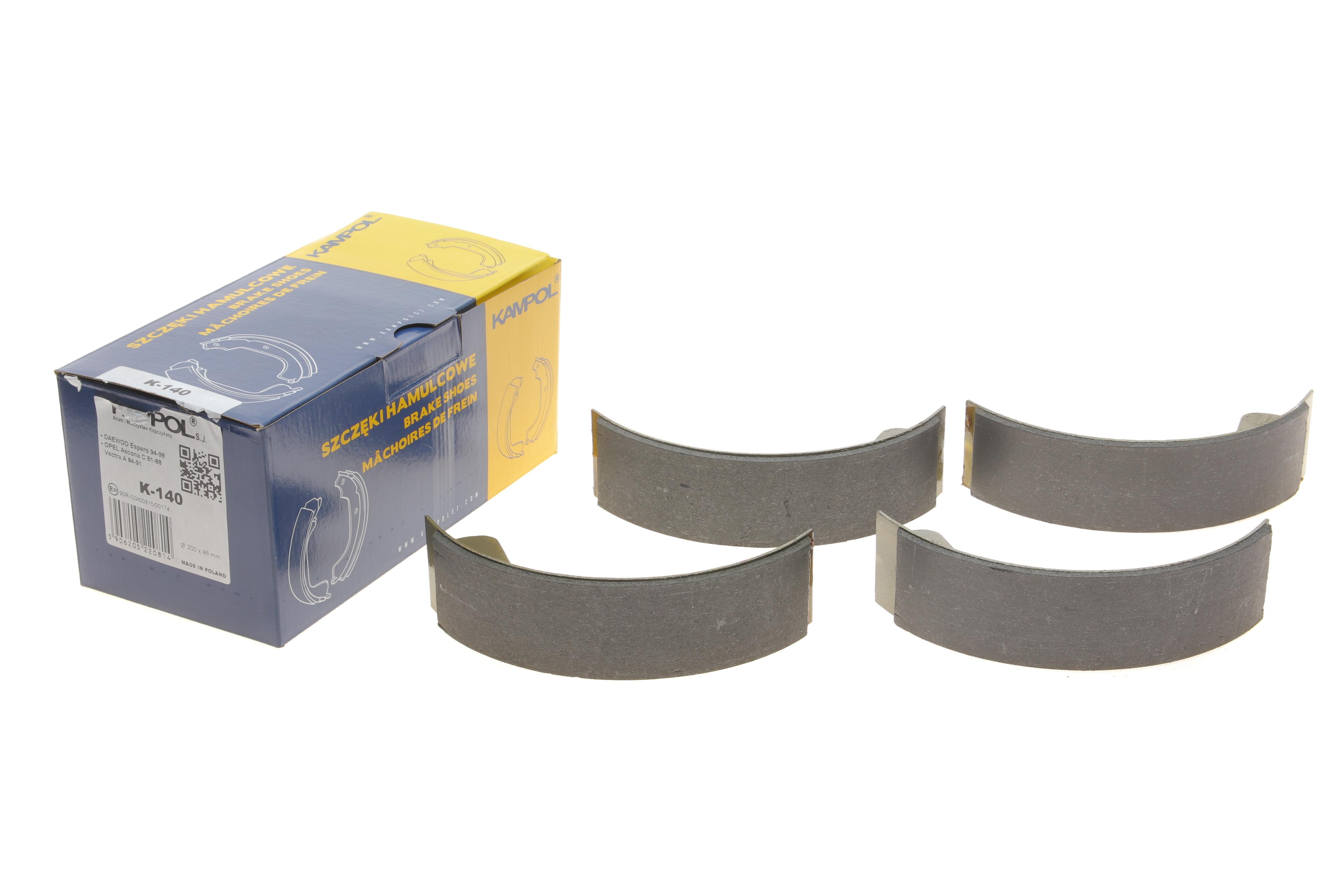 Колодки гальмівні (задні) Opel Vectra A/Kadett -94 (барабанні) (200x46)