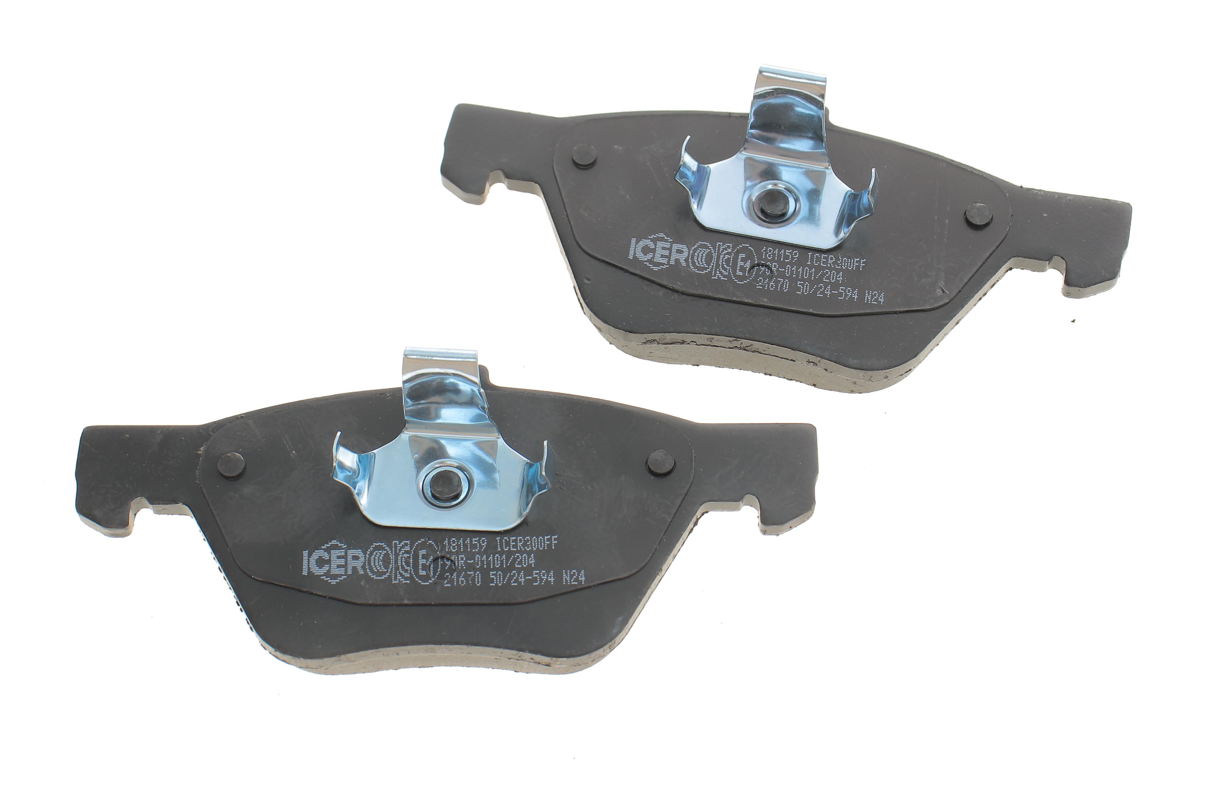 Колодки гальмівні (передні) MB E-class (W210/S210)/CLK-class (C208) 95-03/SLK-class (R170) 00-04