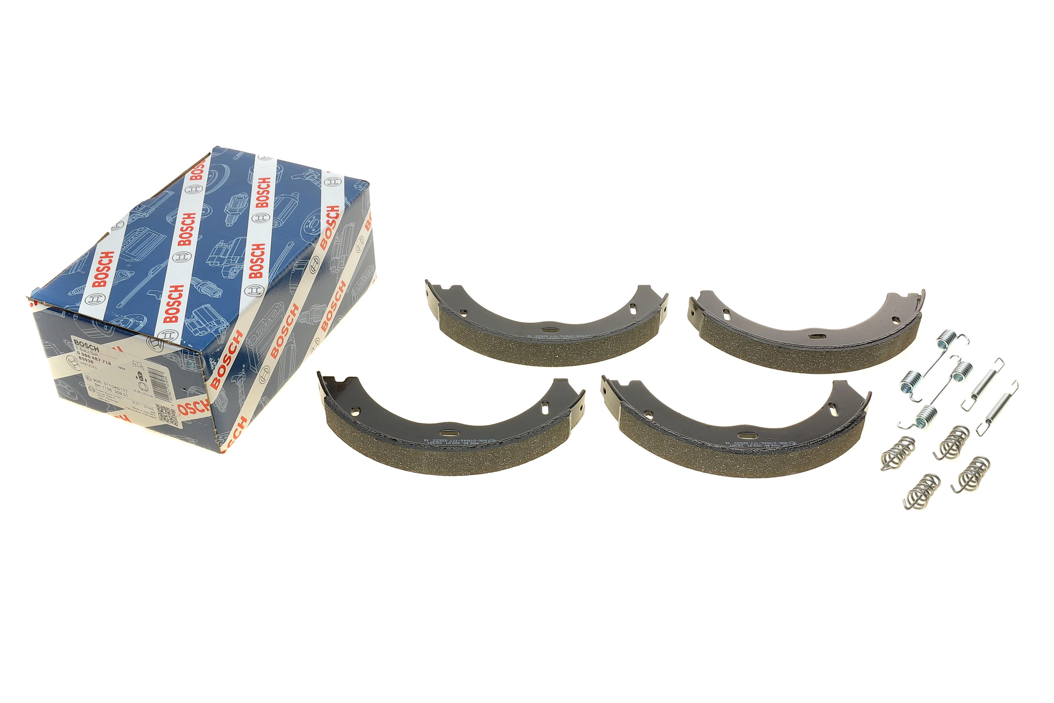 Колодки ручника MB Vito (W639) 03- (186x20) (з пружинками)