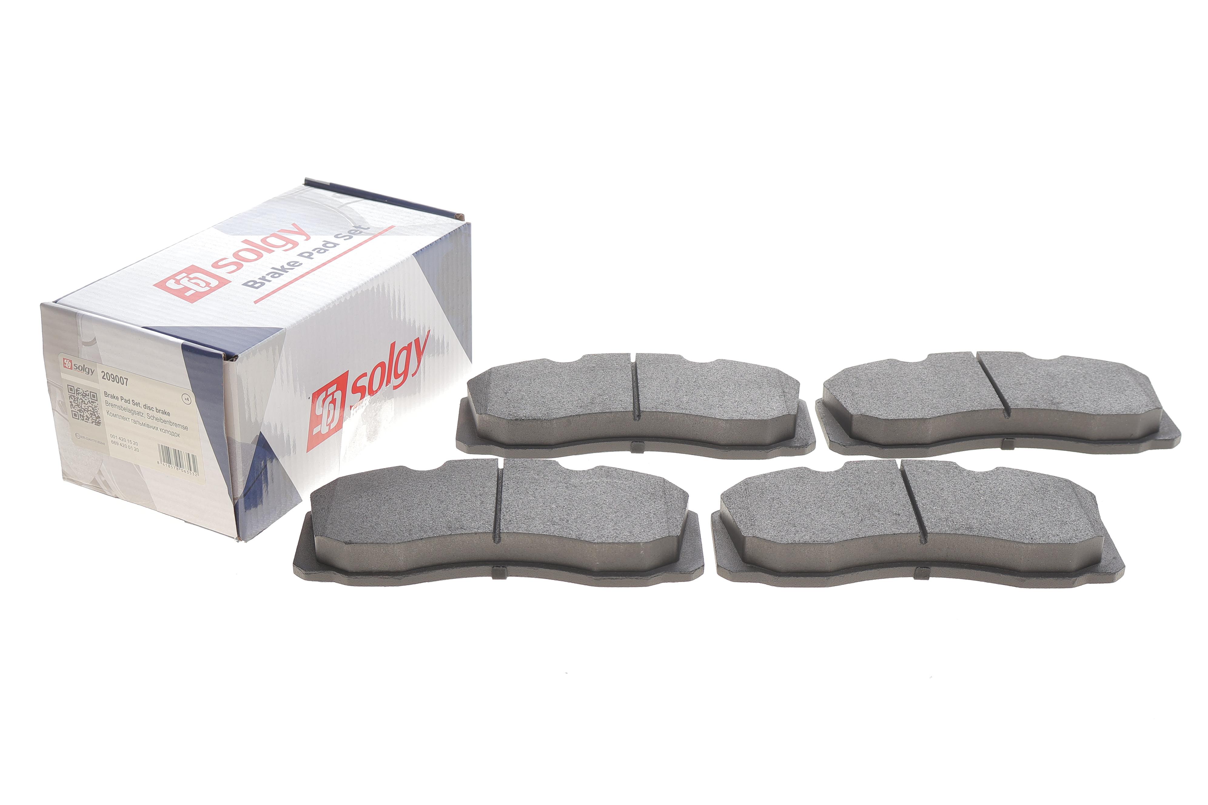 Колодки гальмівні (передні) MB 609-814/Vario