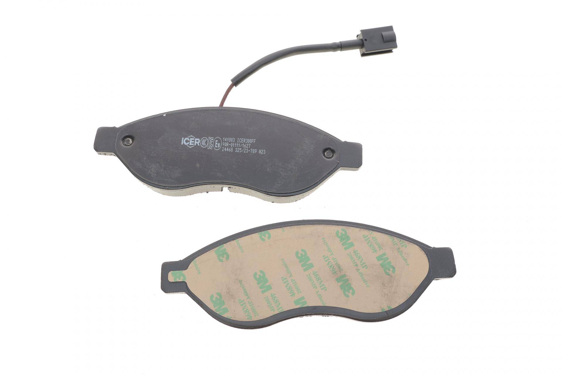 Колодки гальмівні (передні) Citroen Jumper/Fiat Ducato/Peugeot Boxer 06- (+датчик)