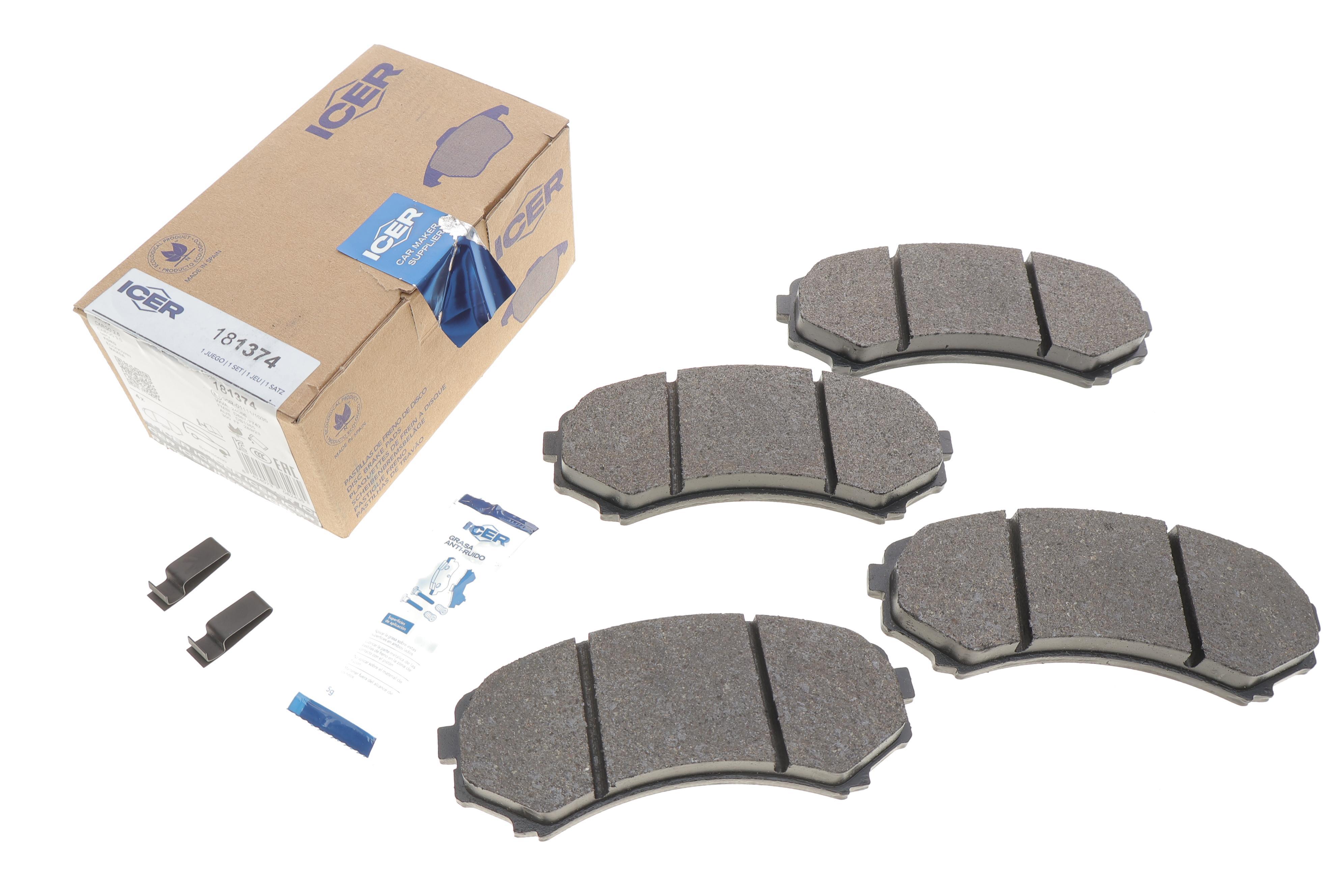 Колодки гальмівні (передні) Mitsubishi Grandis 04-11/Pajero II-IV 90-/Mazda E2000/2200 88-03