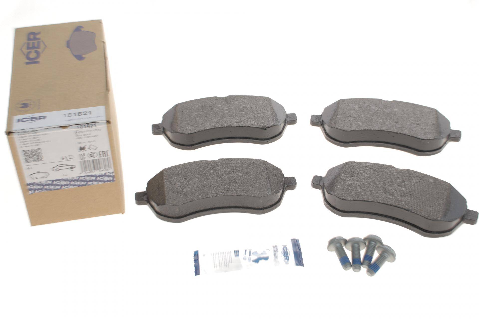 Колодки гальмівні (передні) MB C-class (W204/W205) 07-/E-class (W212) 09-16/SLK (R172) 11-