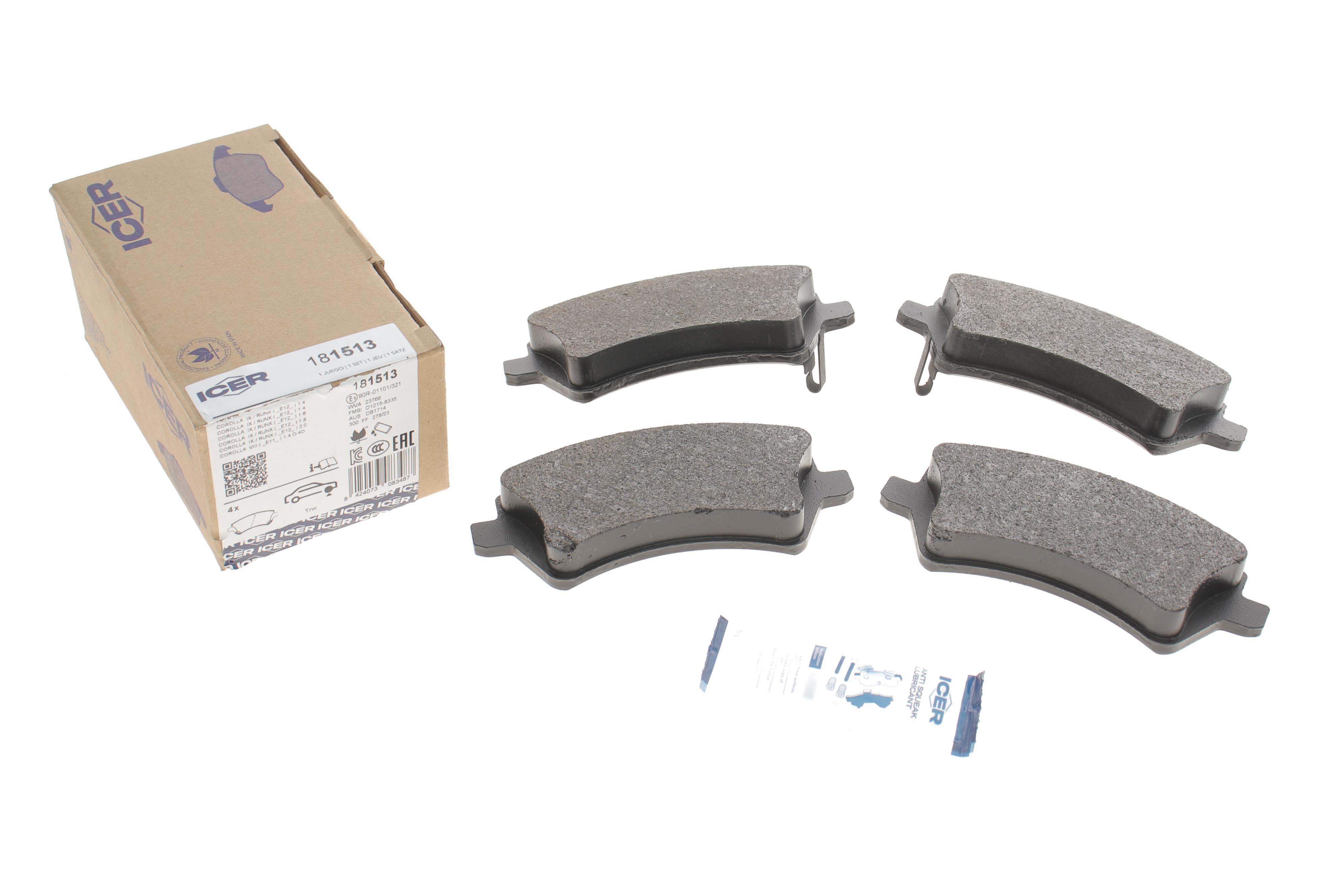 Колодки гальмівні (передні) Toyota Corolla 01-14