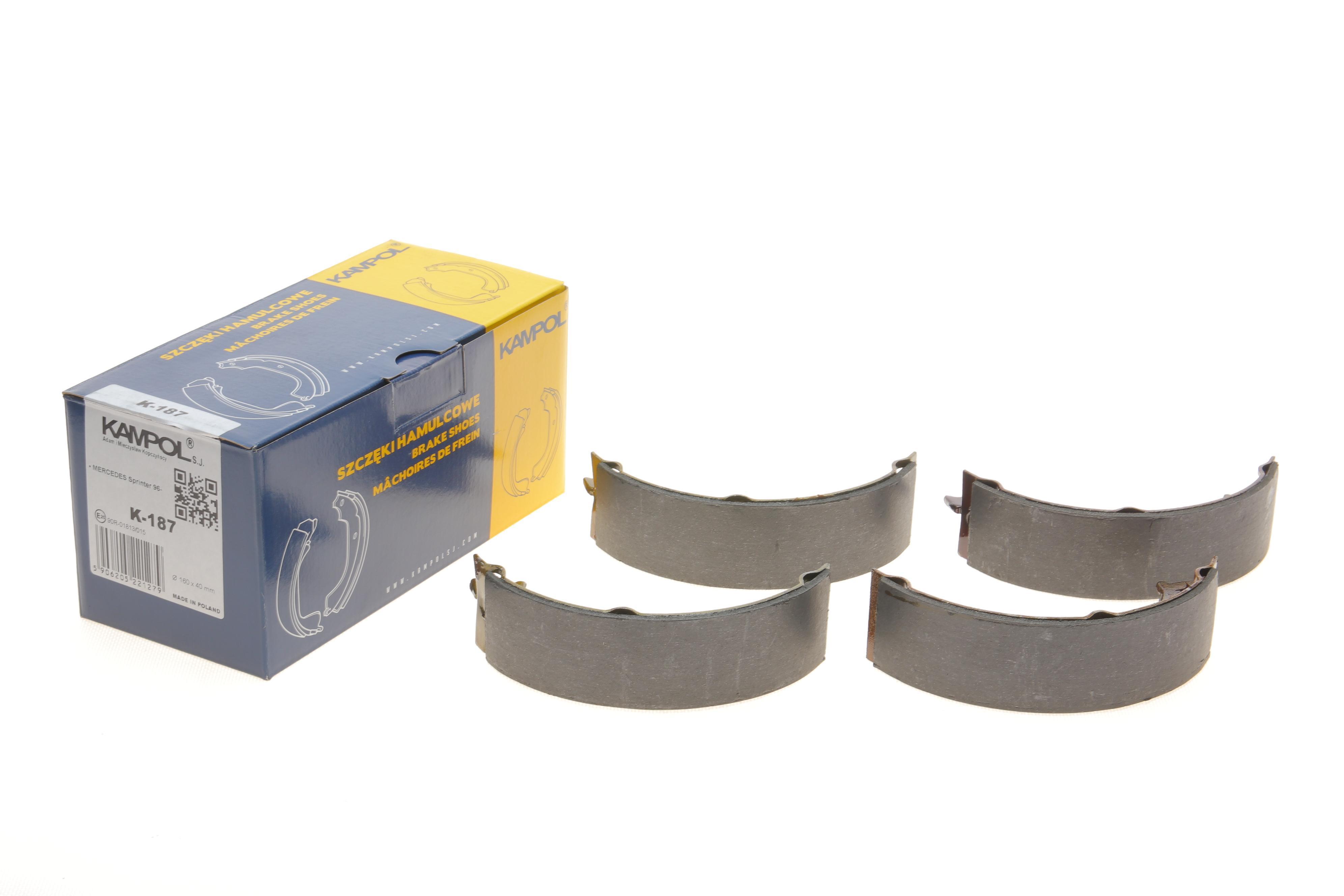 Колодки ручника MB Sprinter 208-316 96- (160x40)