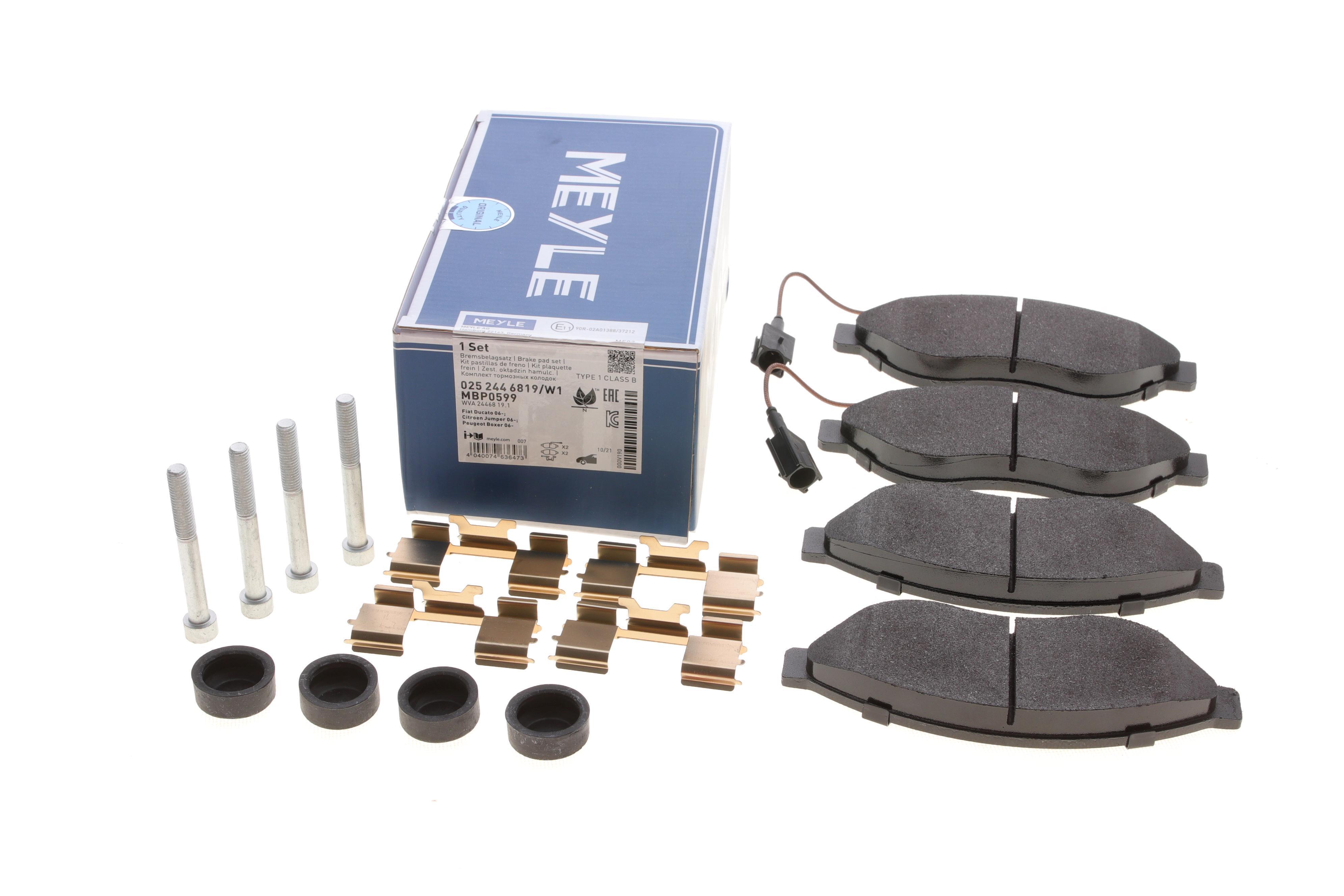 Колодки гальмівні (передні) Citroen Jumper/Fiat Ducato/Peugeot Boxer 06-