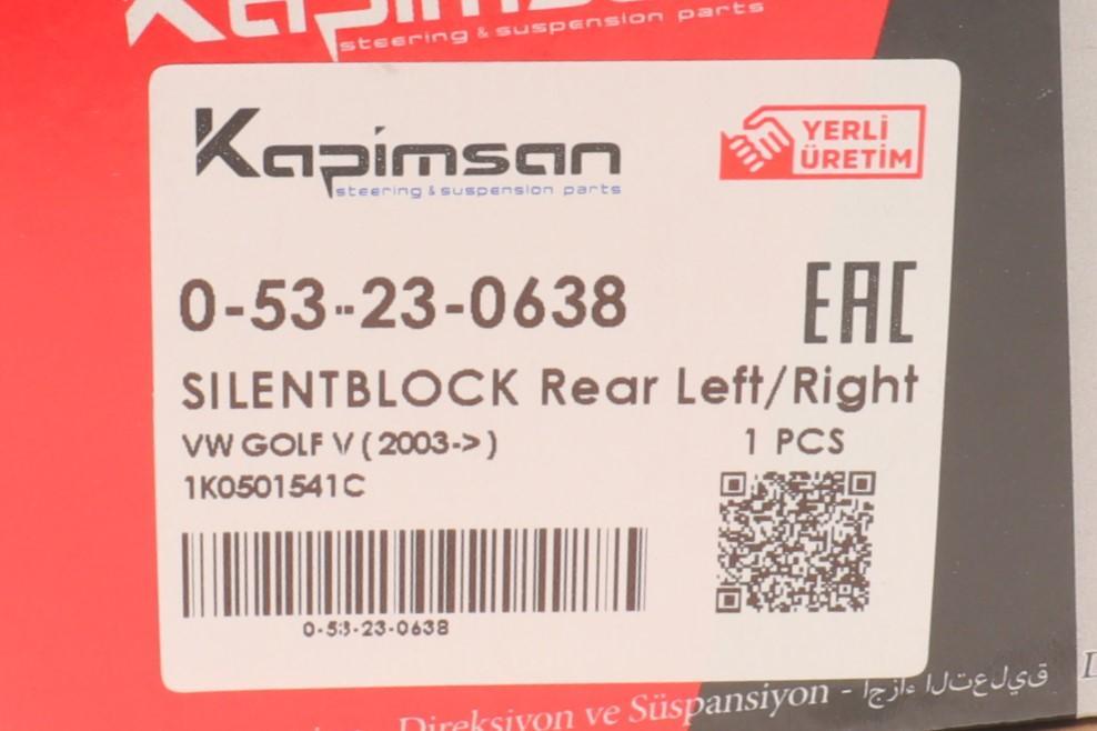 Сайлентблок важеля (заднього) VW Golf/Skoda Octavia/Superb 03-