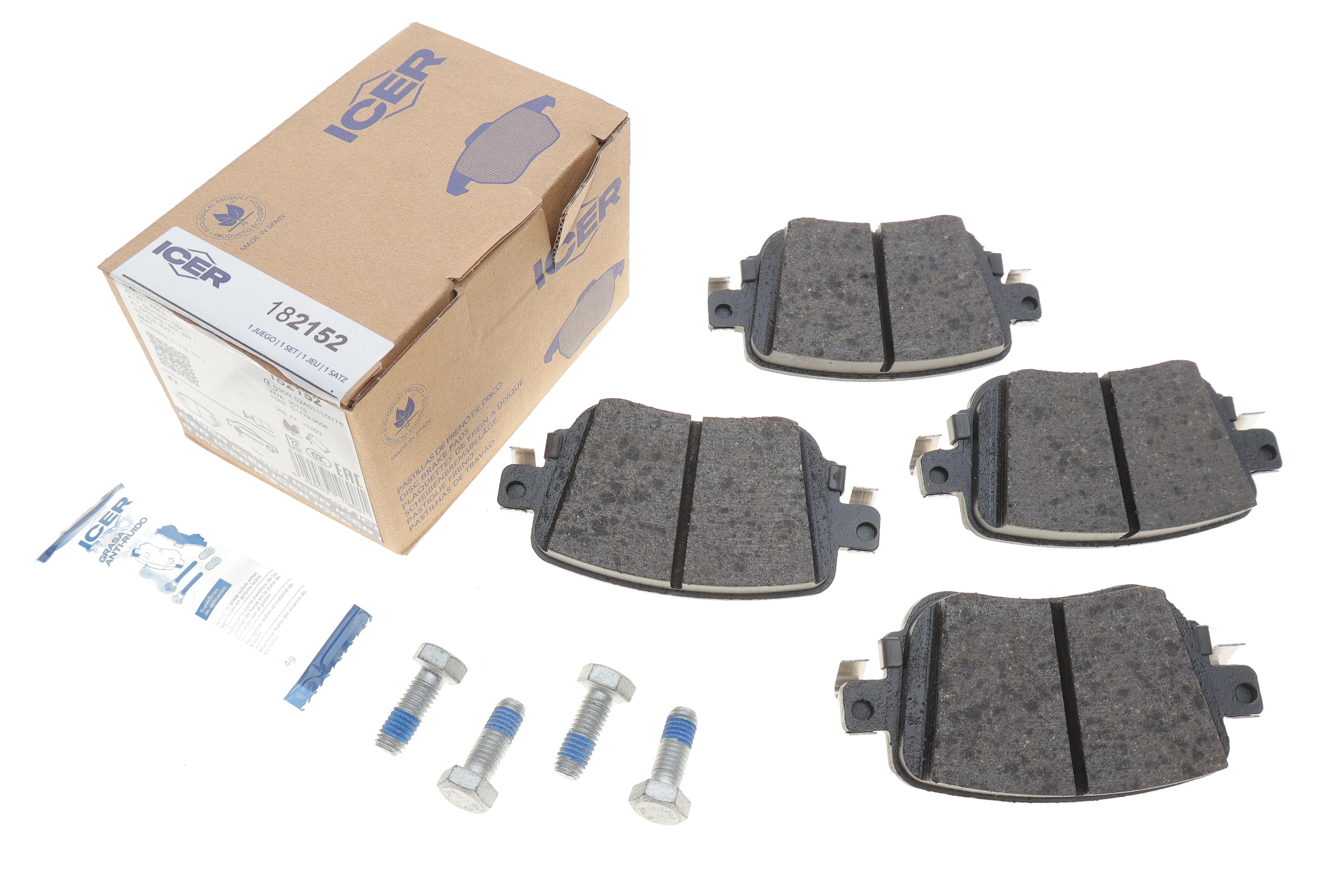 Колодки гальмівні (задні) Audi Q3/Skoda Octavia/Seat Leon/VW Golf/Sharan 12-/Passat B8/Caddy IV 14-