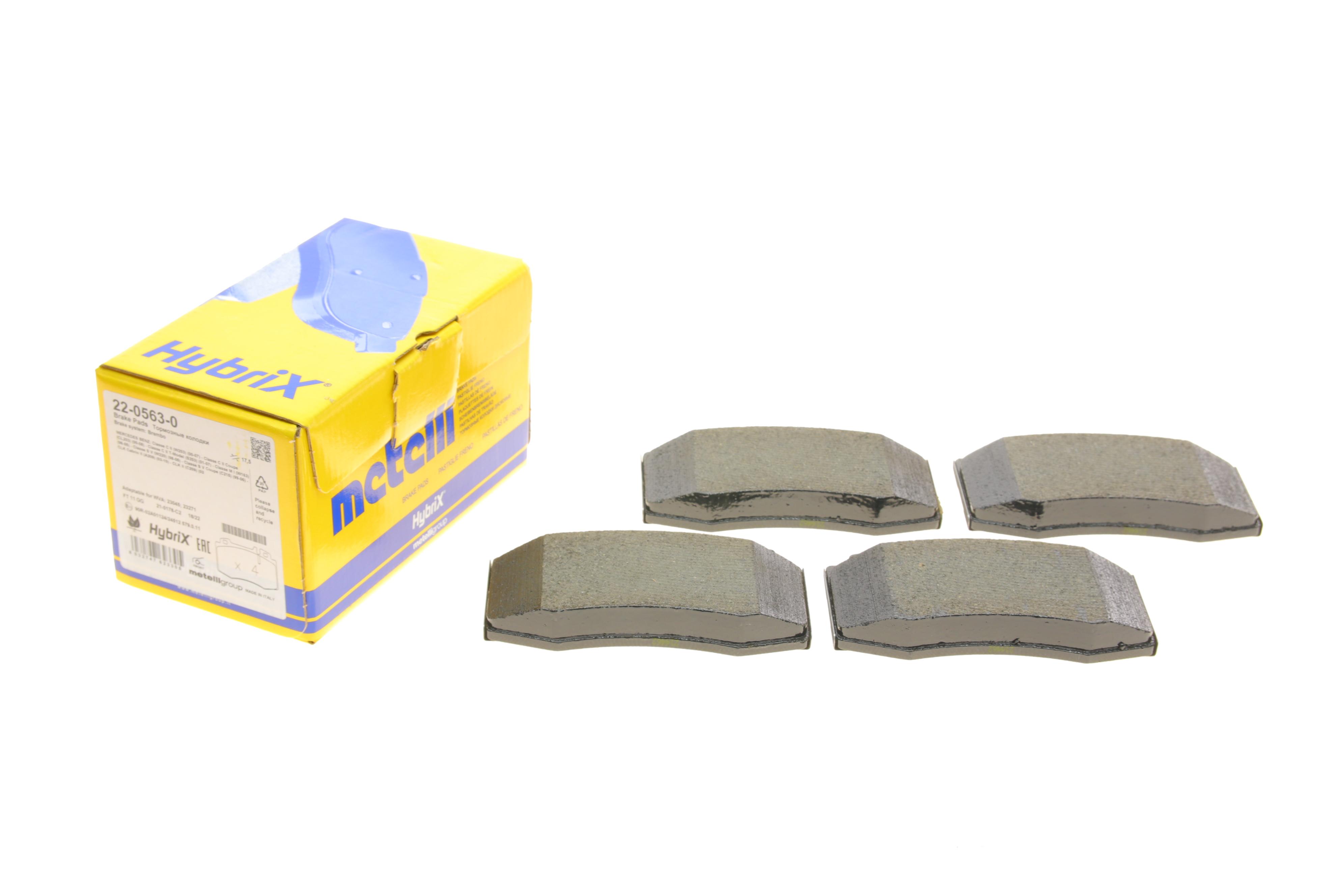 Колодки гальмівні (передні) MB C-class (W203) 02-08/M-class (W163) 98-05/S-class (W220/W221) 98-13