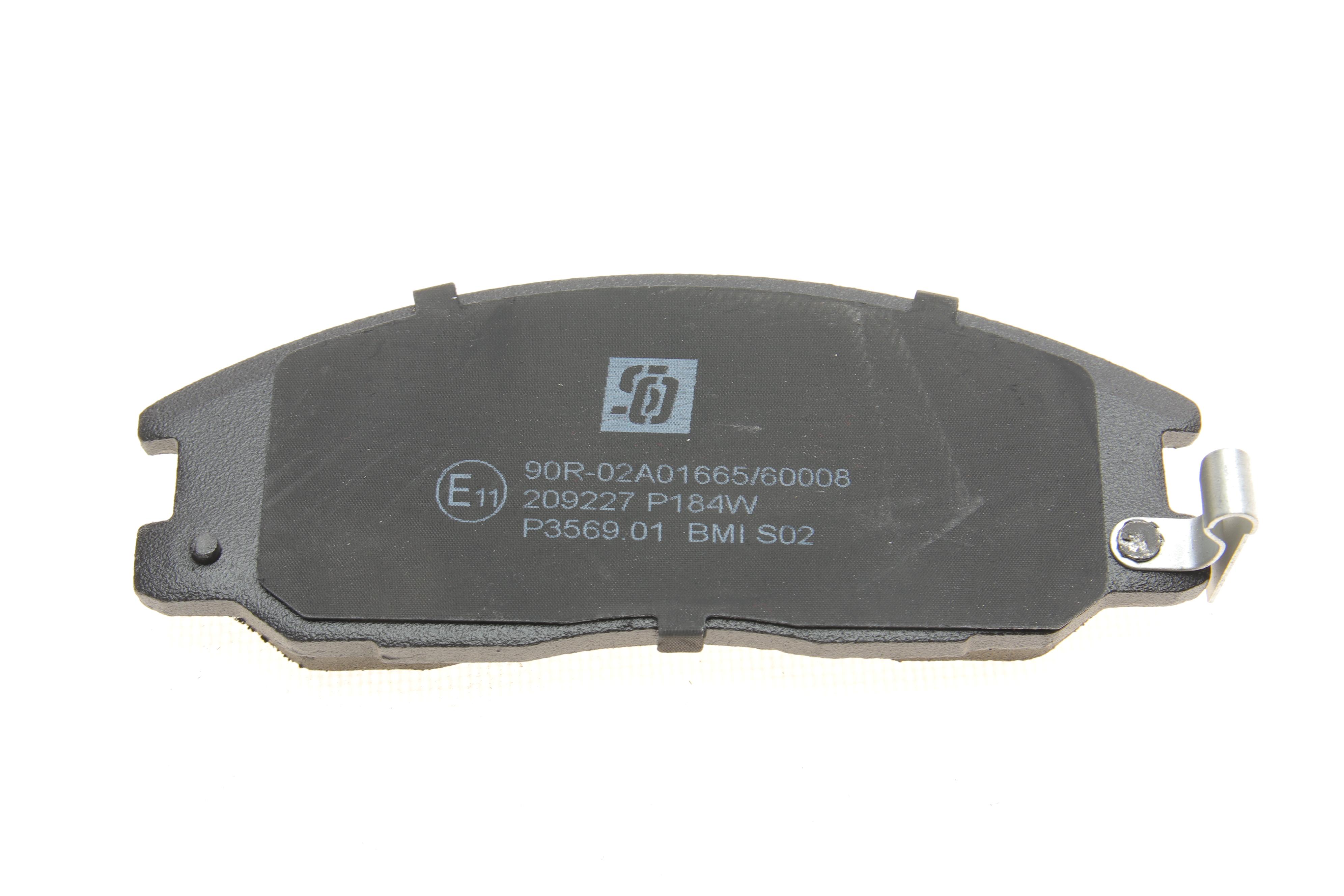 Колодки гальмівні (передні) Hyundai Santa Fe/Trajet 00-12/Ssangyong Actyon/Kyron 05-/Rexton 02-