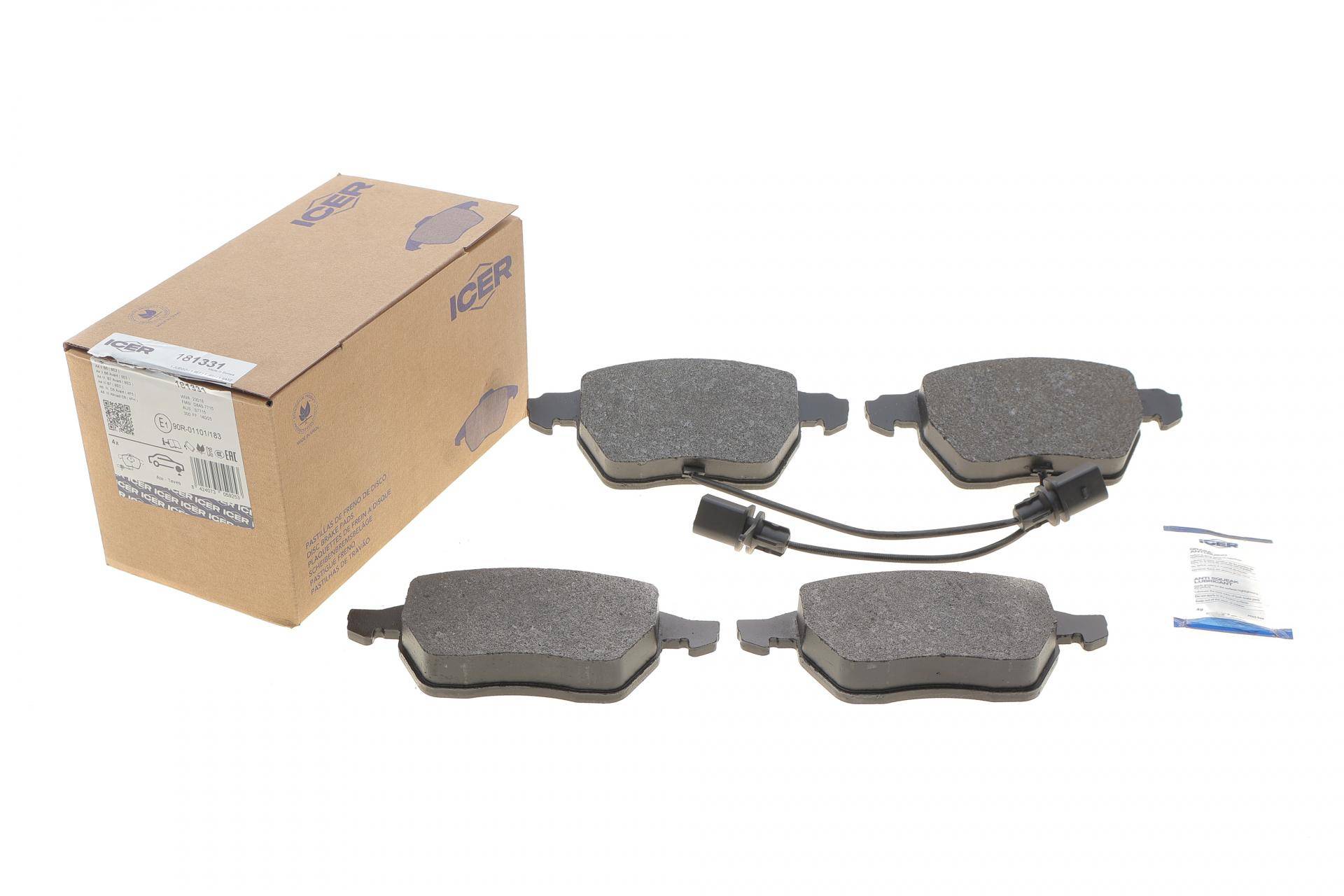 Колодки гальмівні (передні) Audi A4/A6 95-11/Skoda SuperB 01-08/VW Golf/Passat B5 97-06