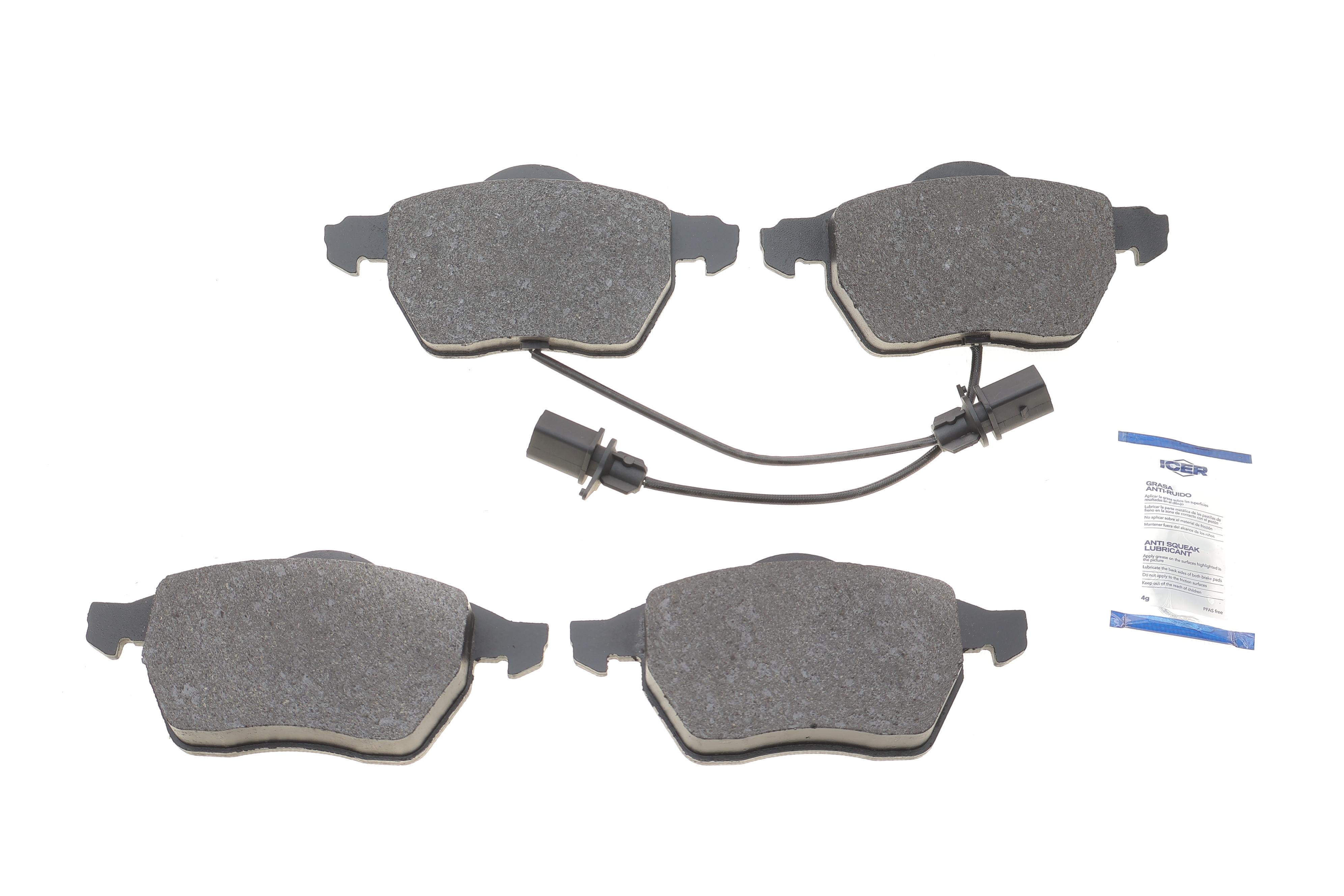 Колодки гальмівні (передні) Audi A4/A6 95-11/Skoda SuperB 01-08/VW Golf/Passat B5 97-06