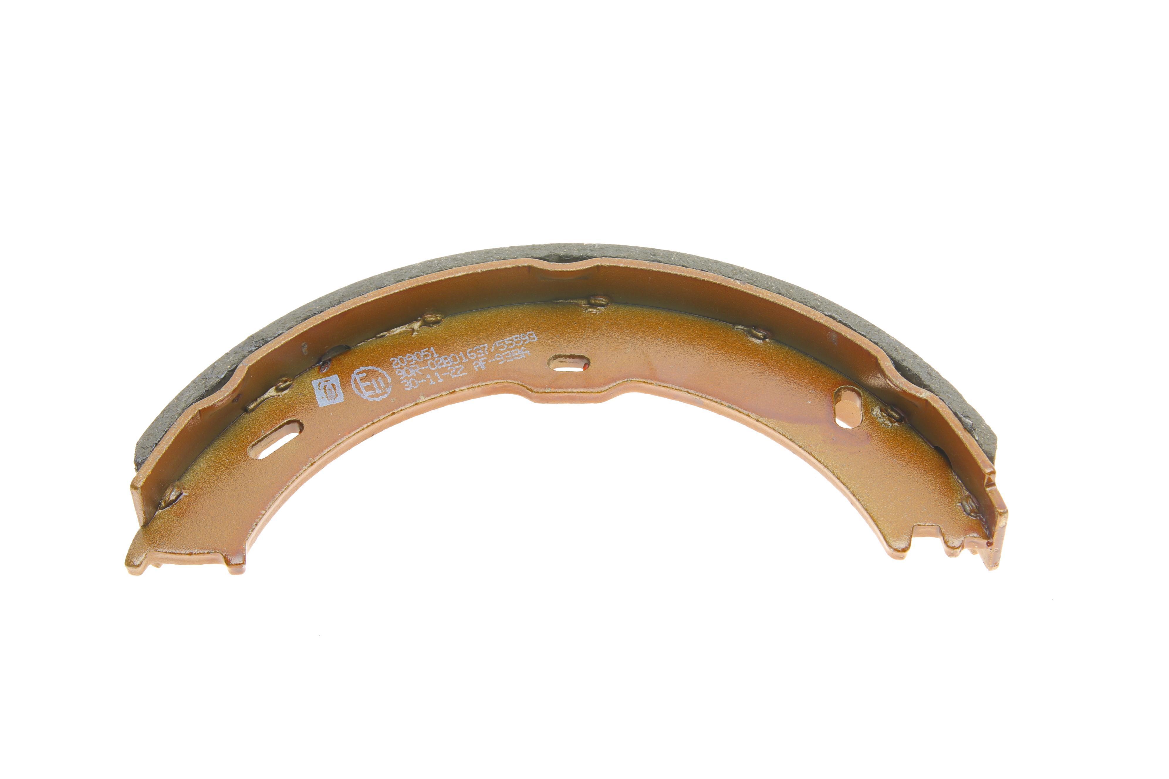 Колодки ручника MB Sprinter/VW Crafter 06- (180x25) (з пружинками)