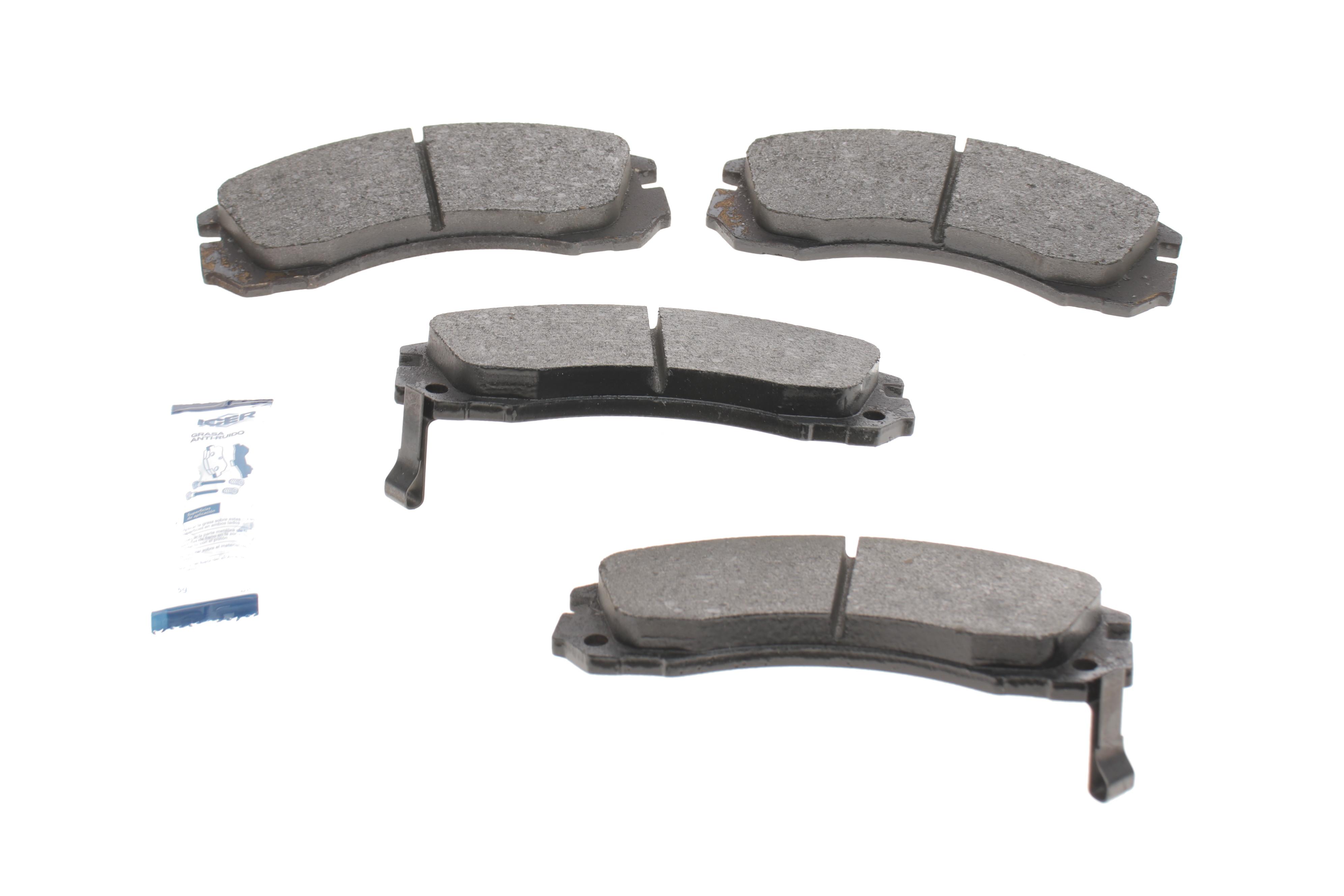 Колодки гальмівні (передні) Mitsubishi Outlander 03-/Lancer 94-/Galant/Pajero 88-03/Peugeot 4007 07