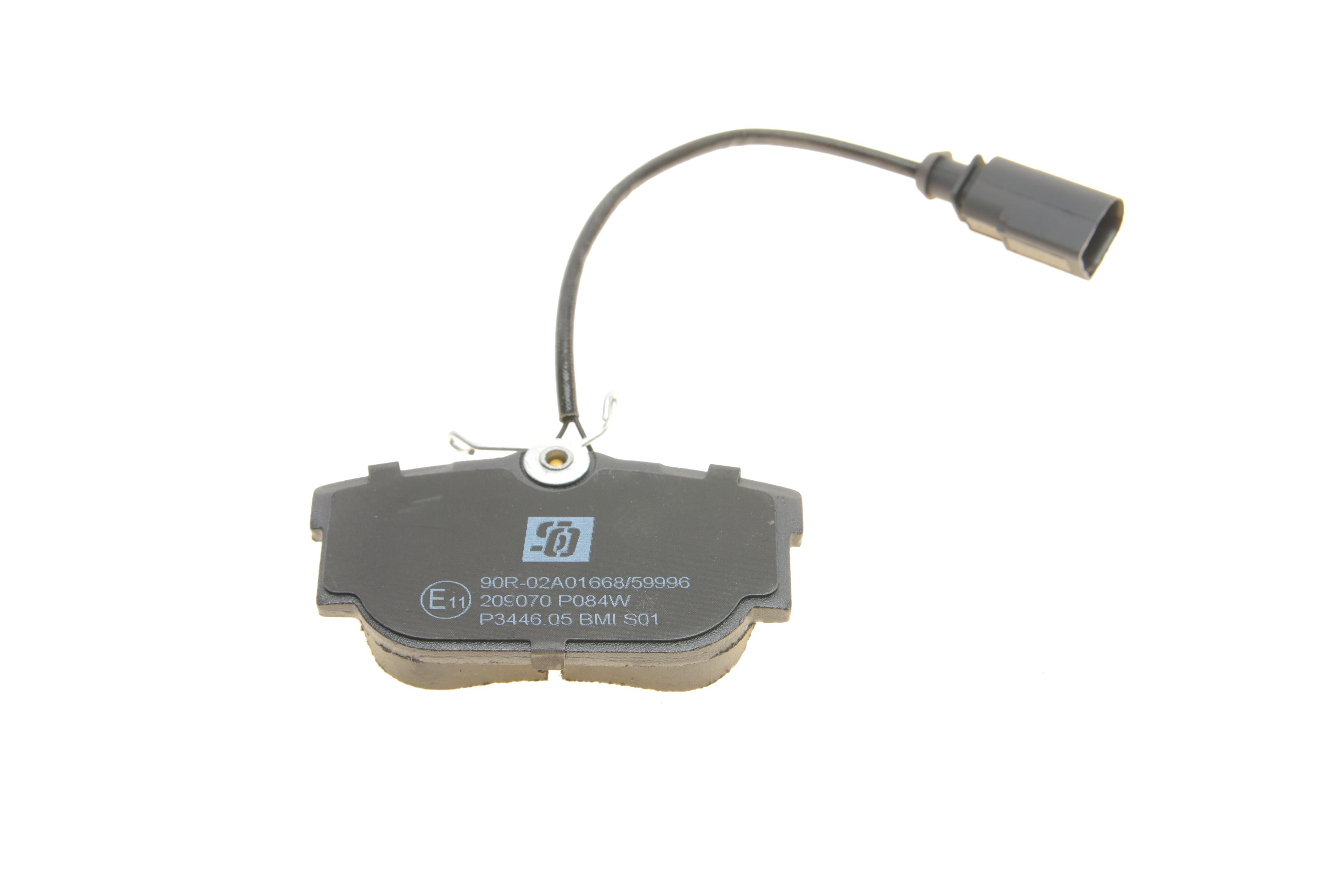 Колодки гальмівні (задні) VW T4 98-00- R16 (з датчиками)