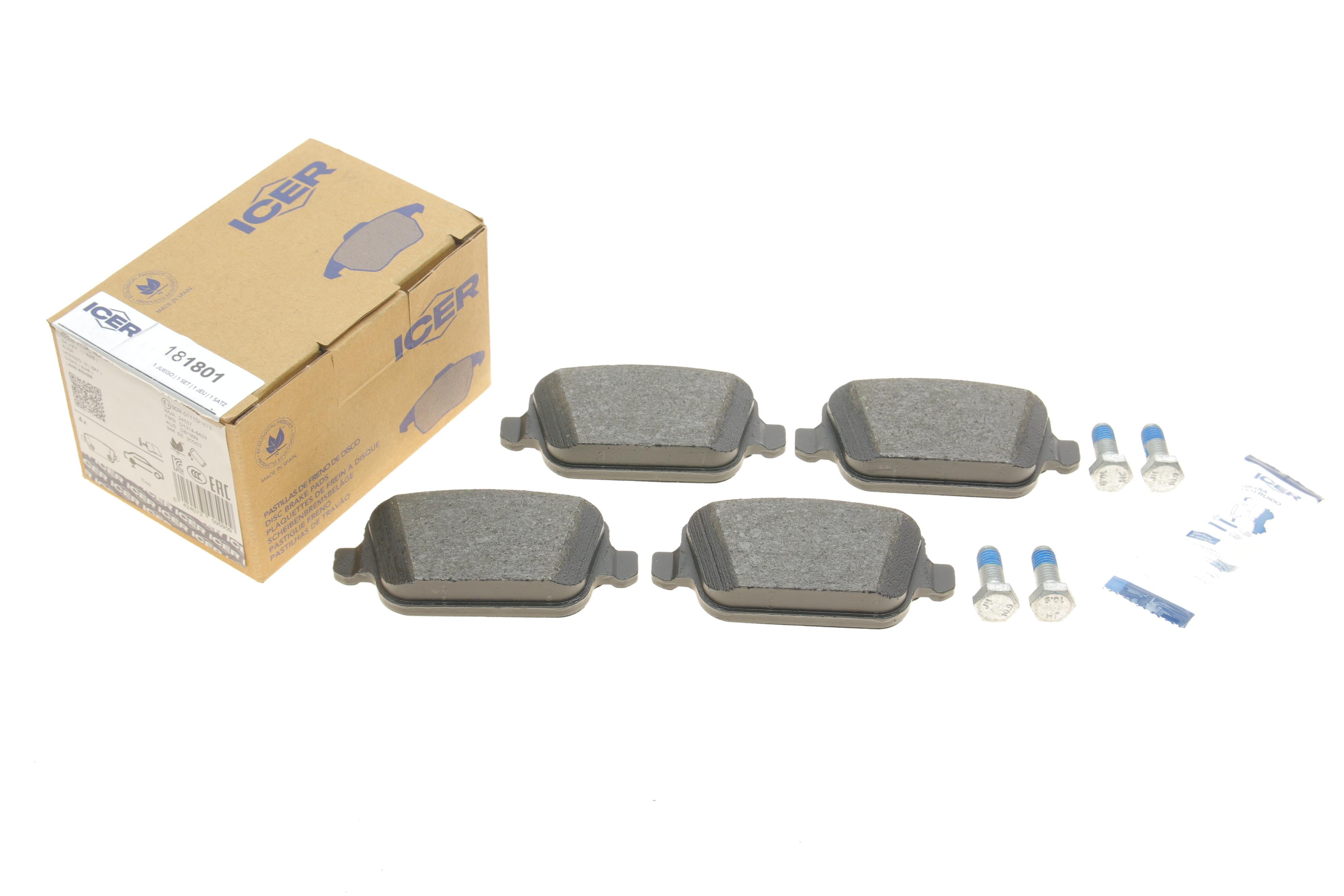 Колодки гальмівні (задні) Ford Focus/Galaxy/Mondeo/S-Max/Kuga 05-15/Volvo S80/V70/XC70 06-16