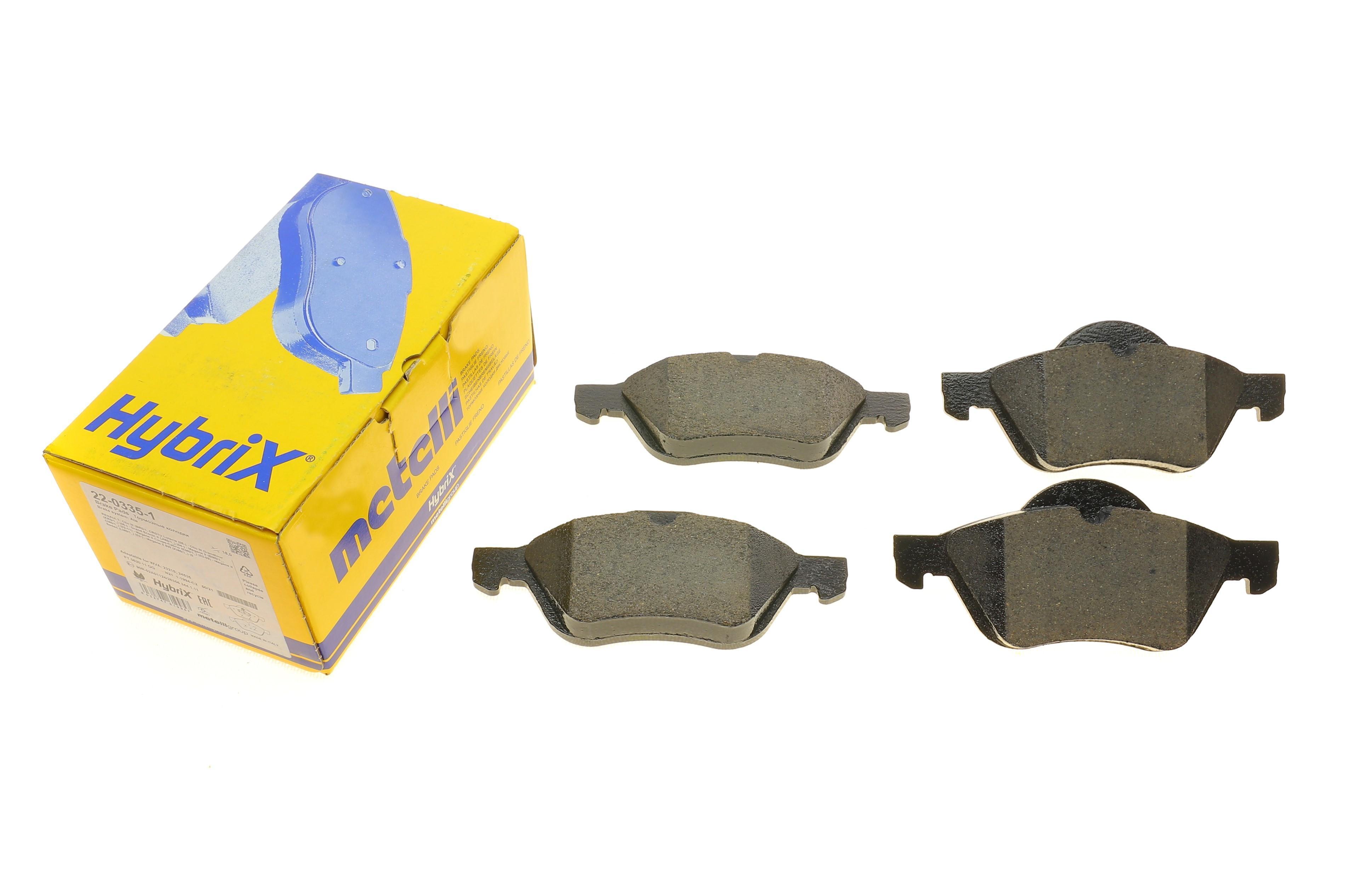 Колодки гальмівні (передні) Renault Clio III 06-14/Megane II 02-/Scenic II 03-