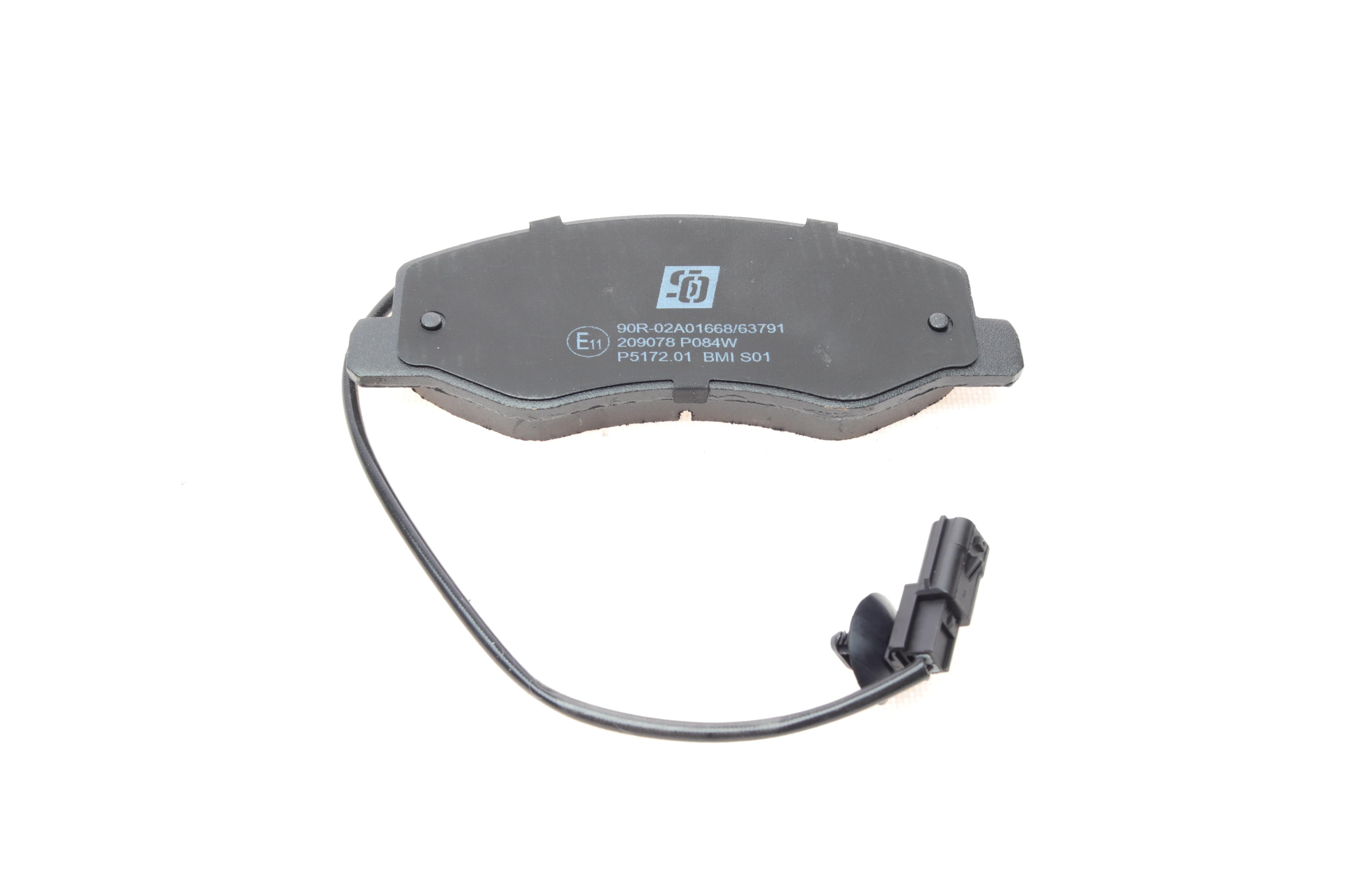 Колодки гальмівні (задні) Renault Master 10- (спарка) (з датчиком)