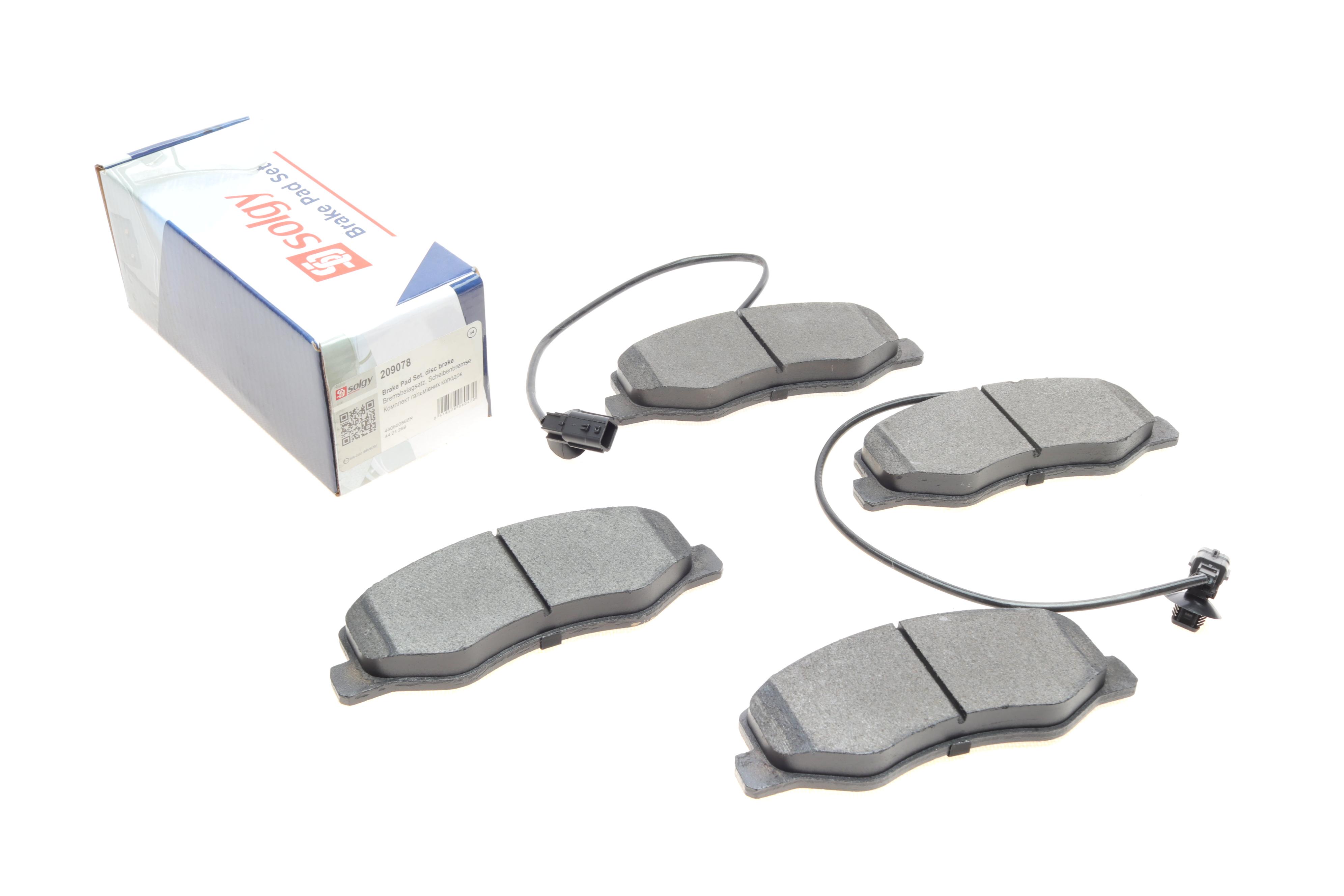 Колодки гальмівні (задні) Renault Master 10- (спарка) (з датчиком)