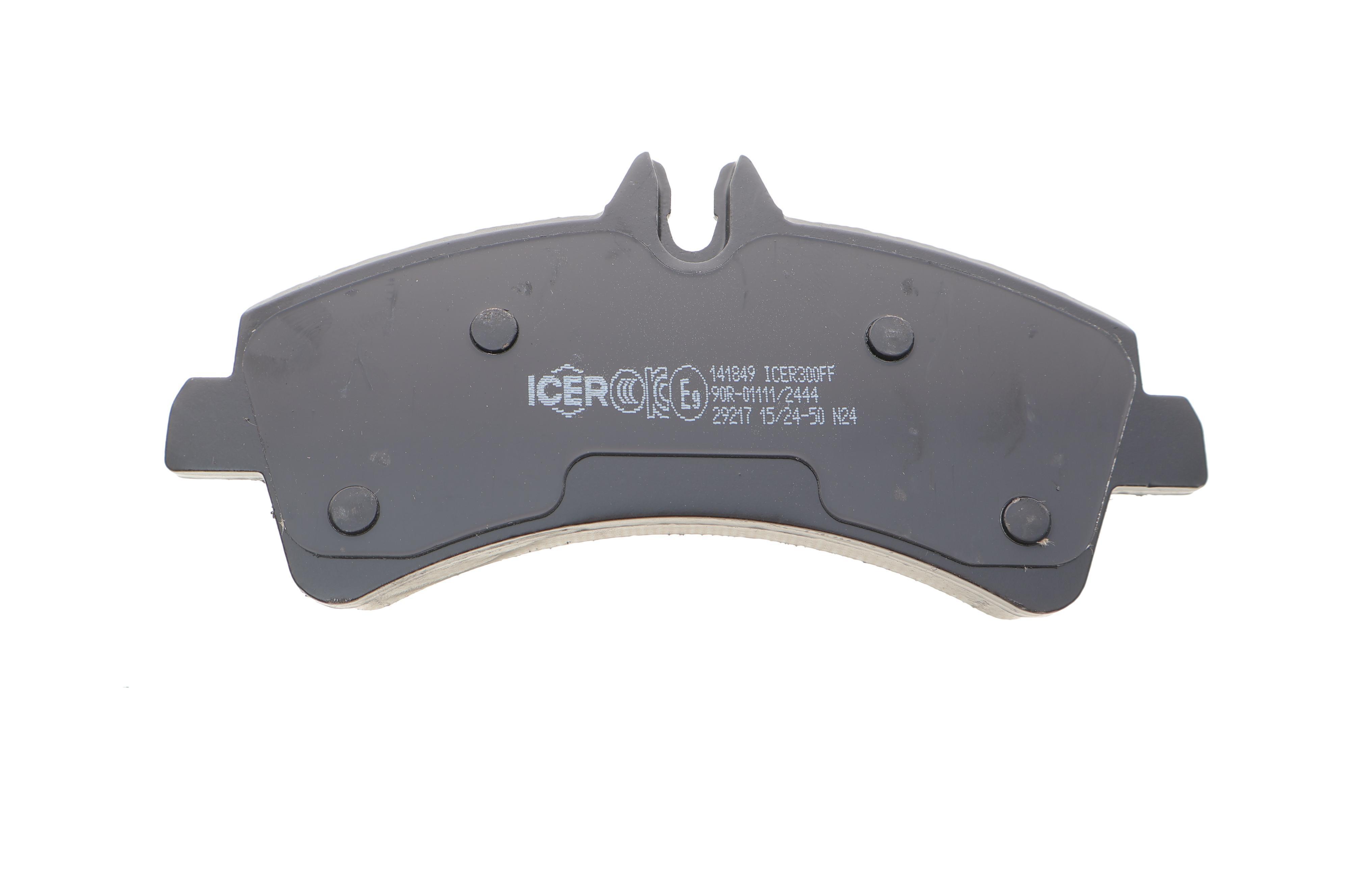 Колодки гальмівні (задні) MB Sprinter (906) 411-519CDI/VW Crafter 30-35/30-50 06- (спарка)