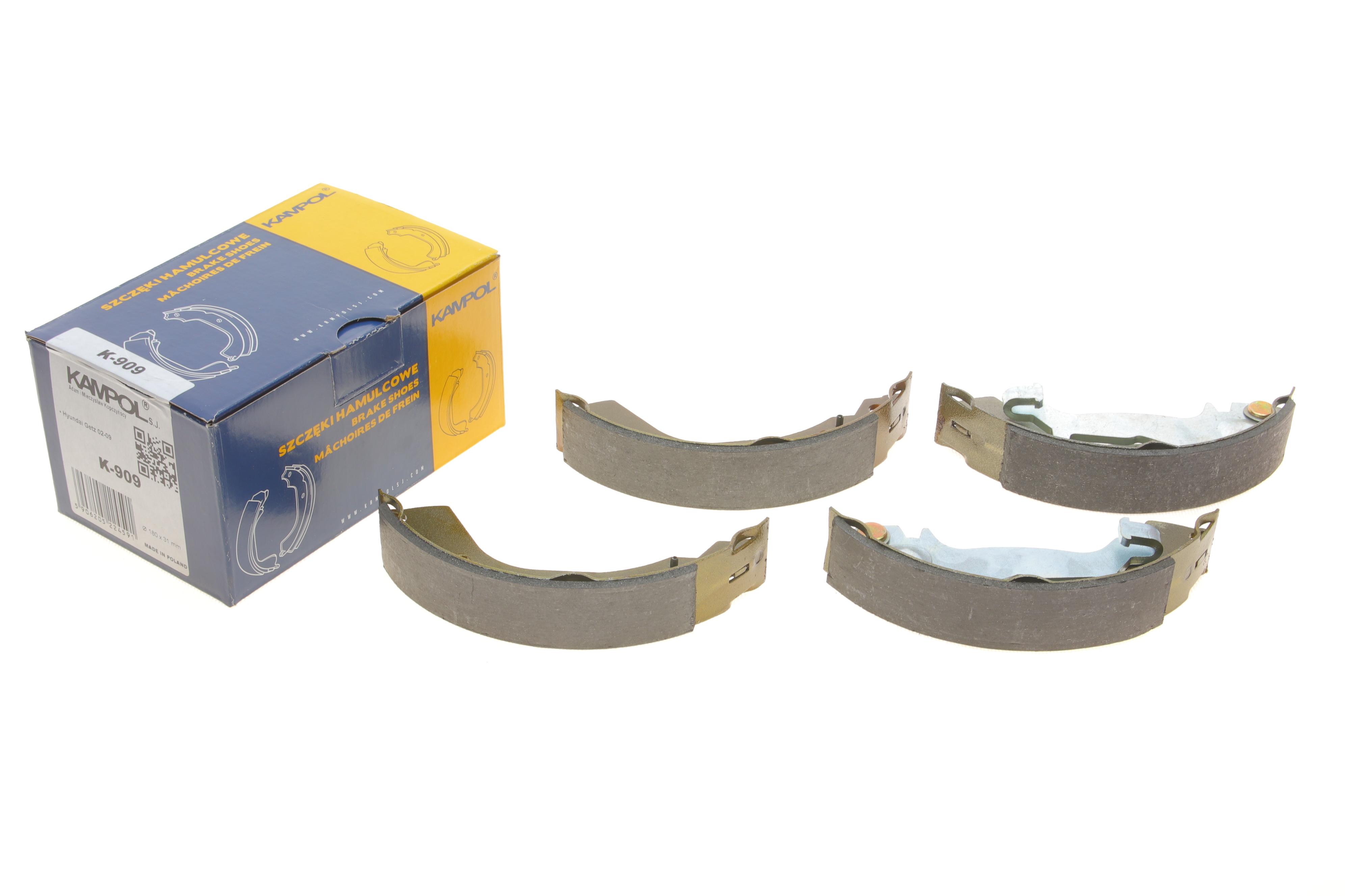 Колодки гальмівні (задні) Hyundai Getz 02-05 (барабанні) (180x31)