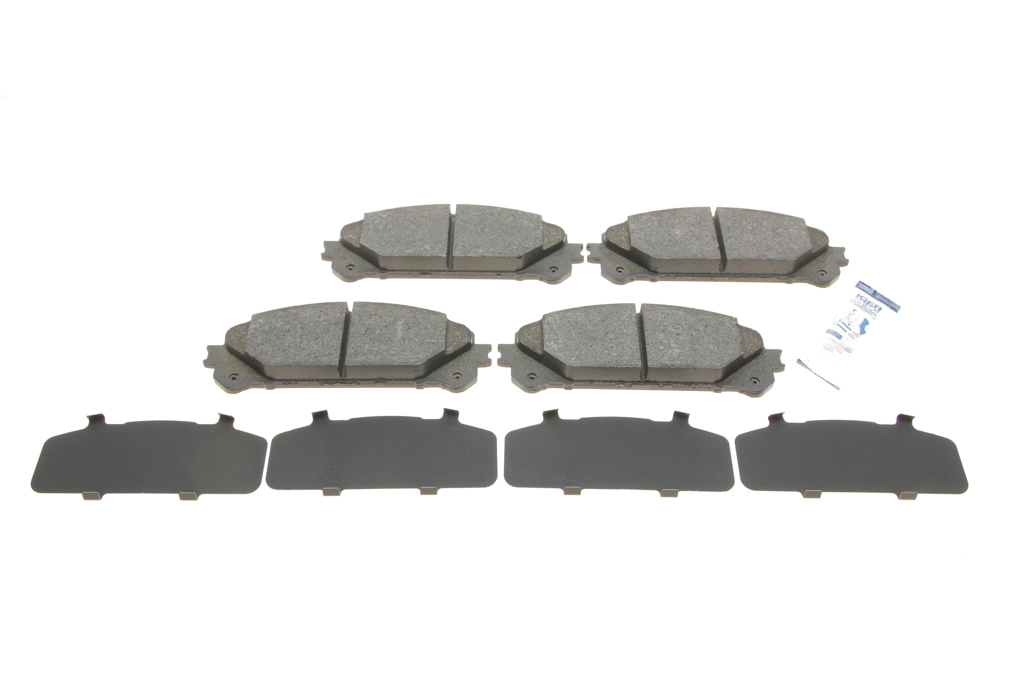 Колодки гальмівні (передні) Toyota Camry 17-/Highlander 07-/Rav4 IV/V/Lexus ES 12-/NX 14-/RX 08-