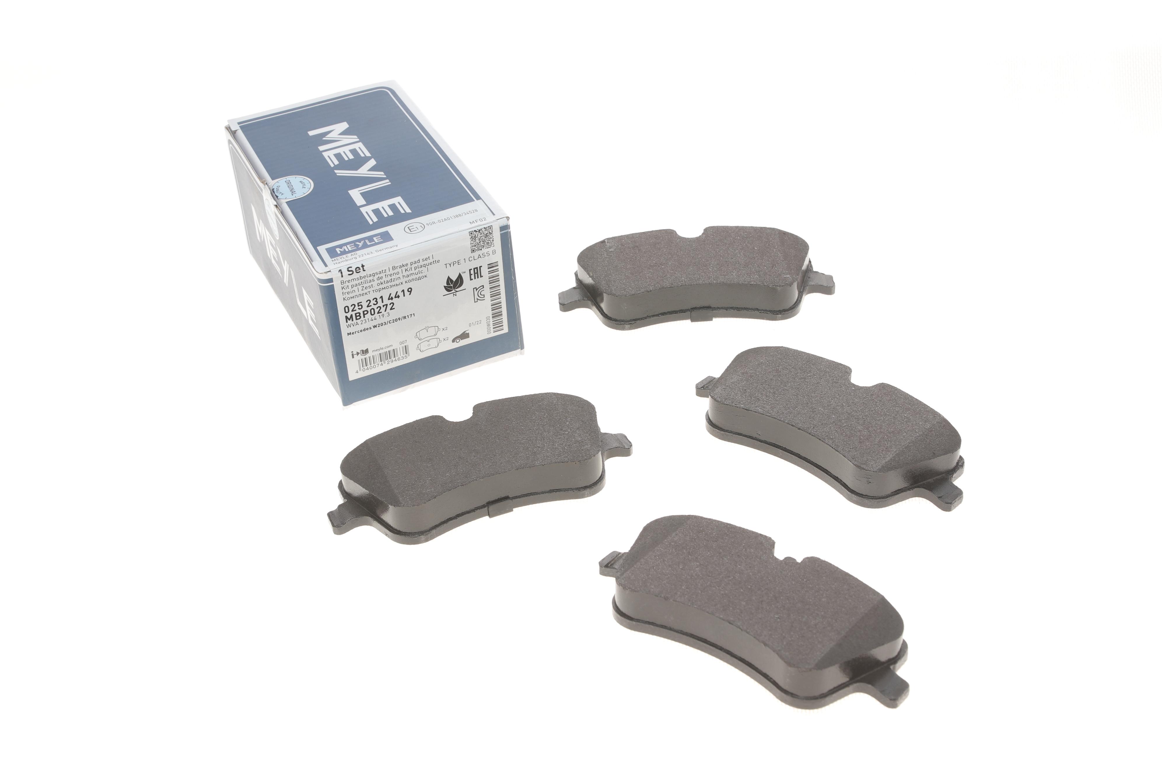 Колодки гальмівні (передні) MB C-class (W203/CL203/S203) 00-11