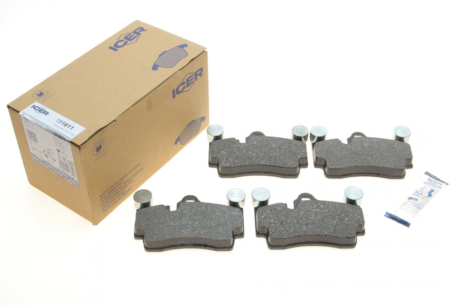 Колодки гальмівні (задні) Audi Q7 06-15/VW Touareg/Porsche Cayenne 02-10