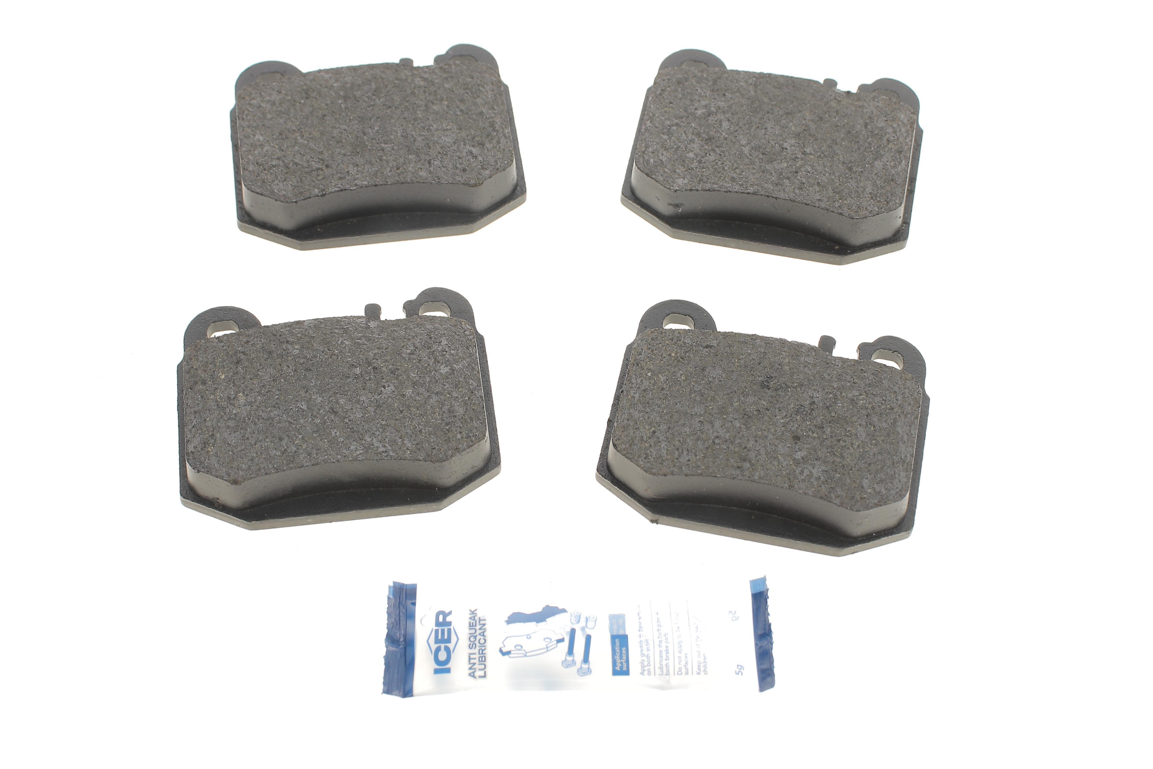 Колодки гальмівні (задні) MB M-class (W163) 98-05/Maserati Quattroporte V 04-