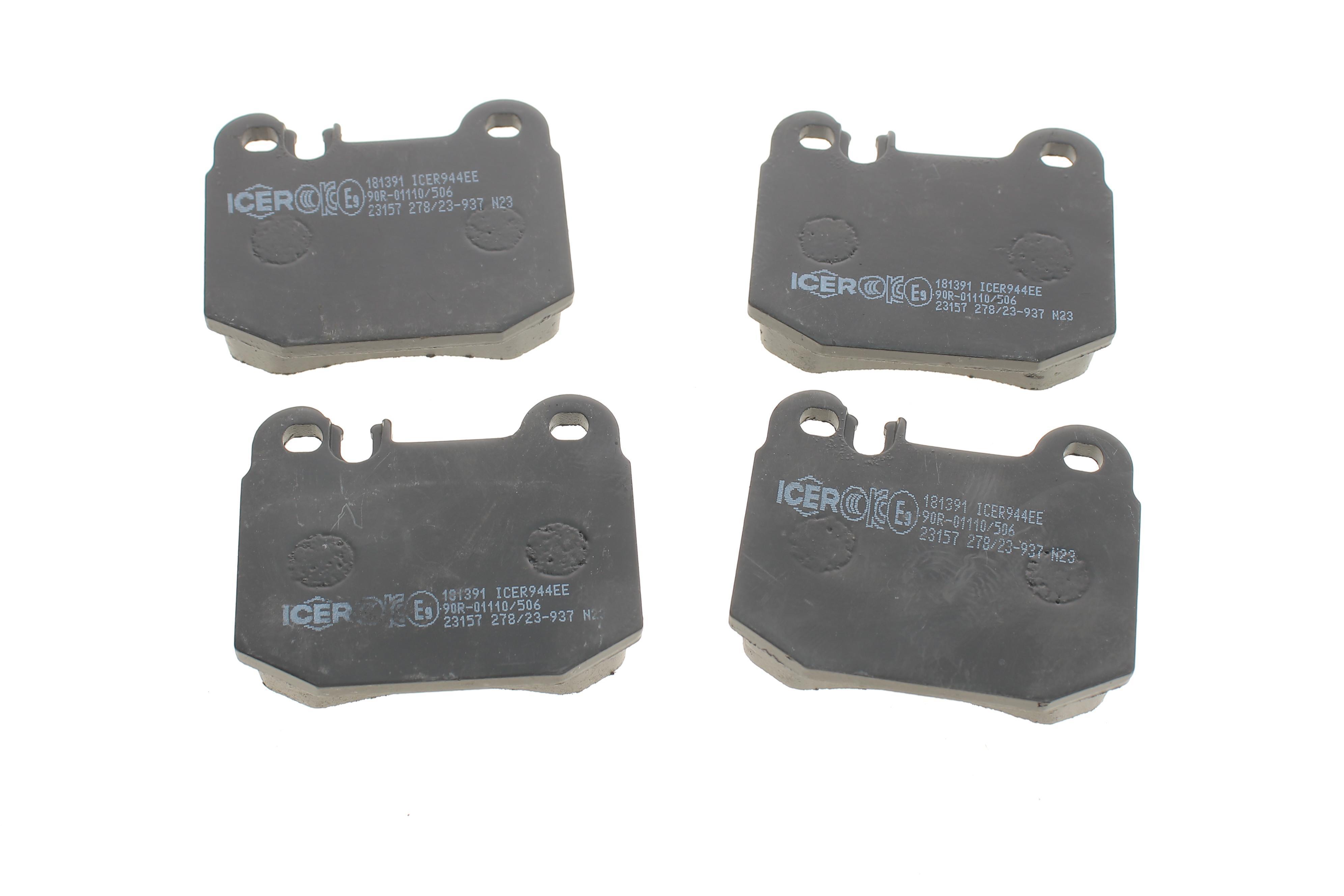 Колодки гальмівні (задні) MB M-class (W163) 98-05/Maserati Quattroporte V 04-