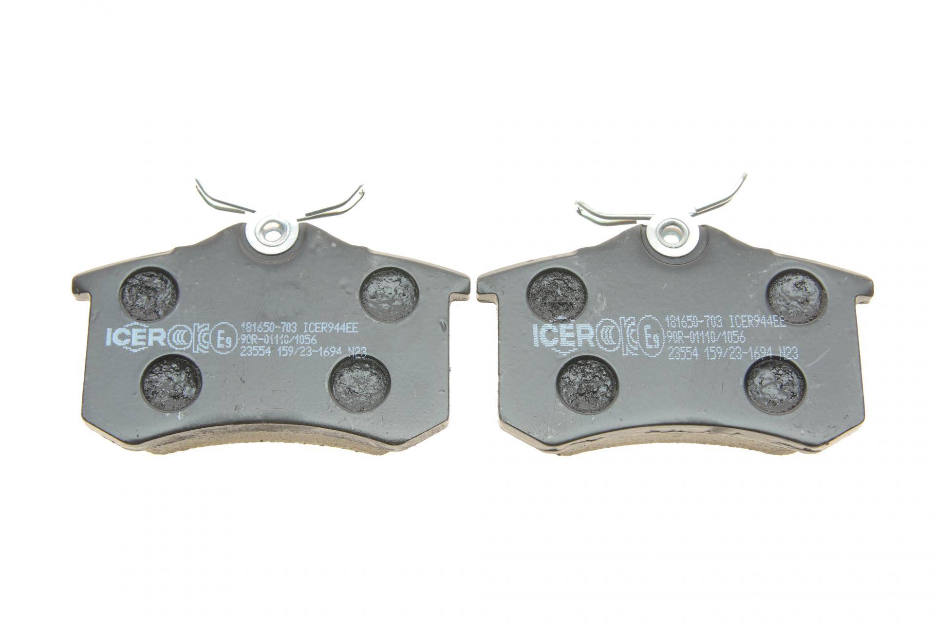 Колодки гальмівні (задні) Audi A4/A6/Renault Scenic/Megane 97-/Fluence/Citroen C3/C4 10-/Peugeot 06