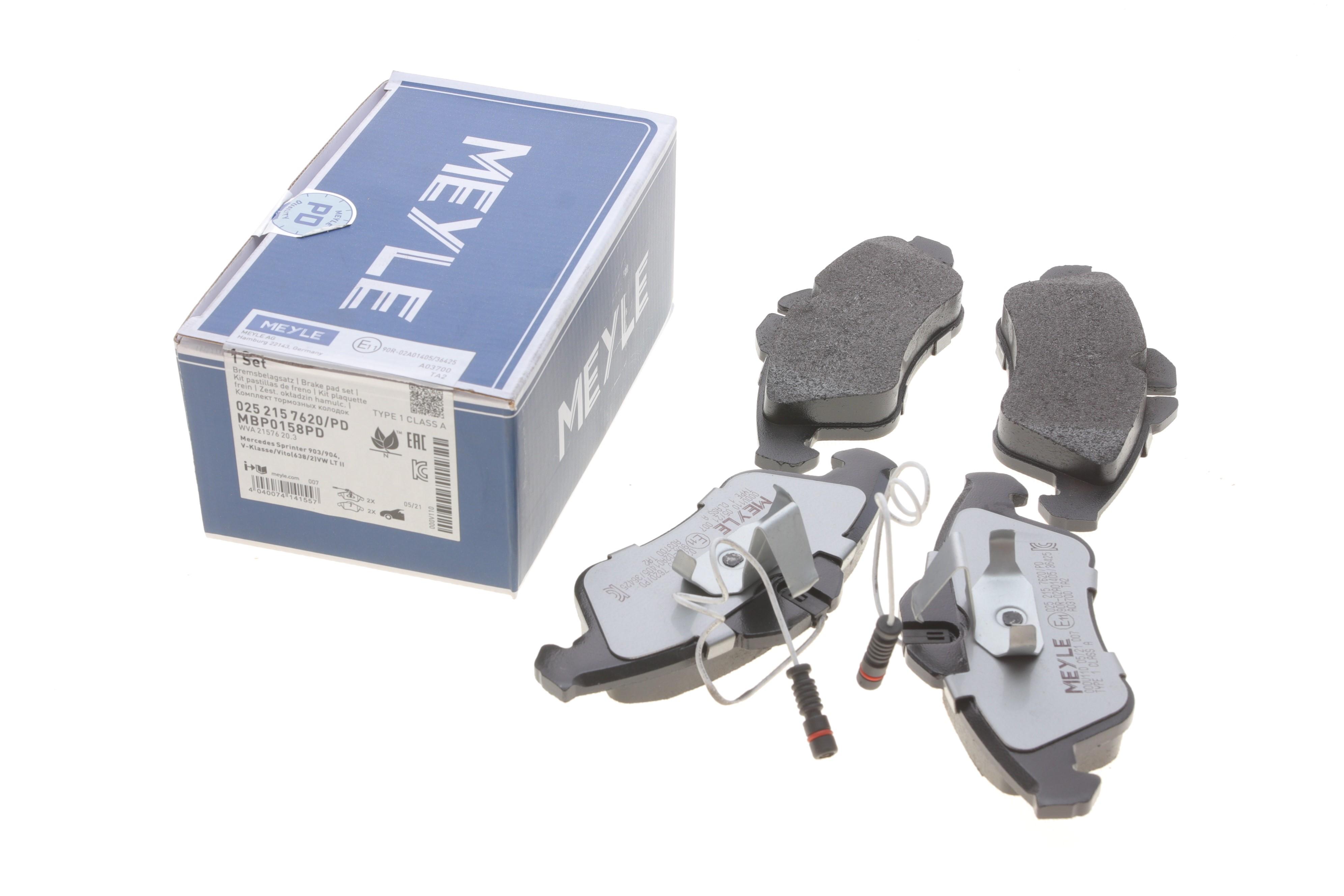 Колодки гальмівні (передні) MB Sprinter 208-316 96- (Ate) Platinum