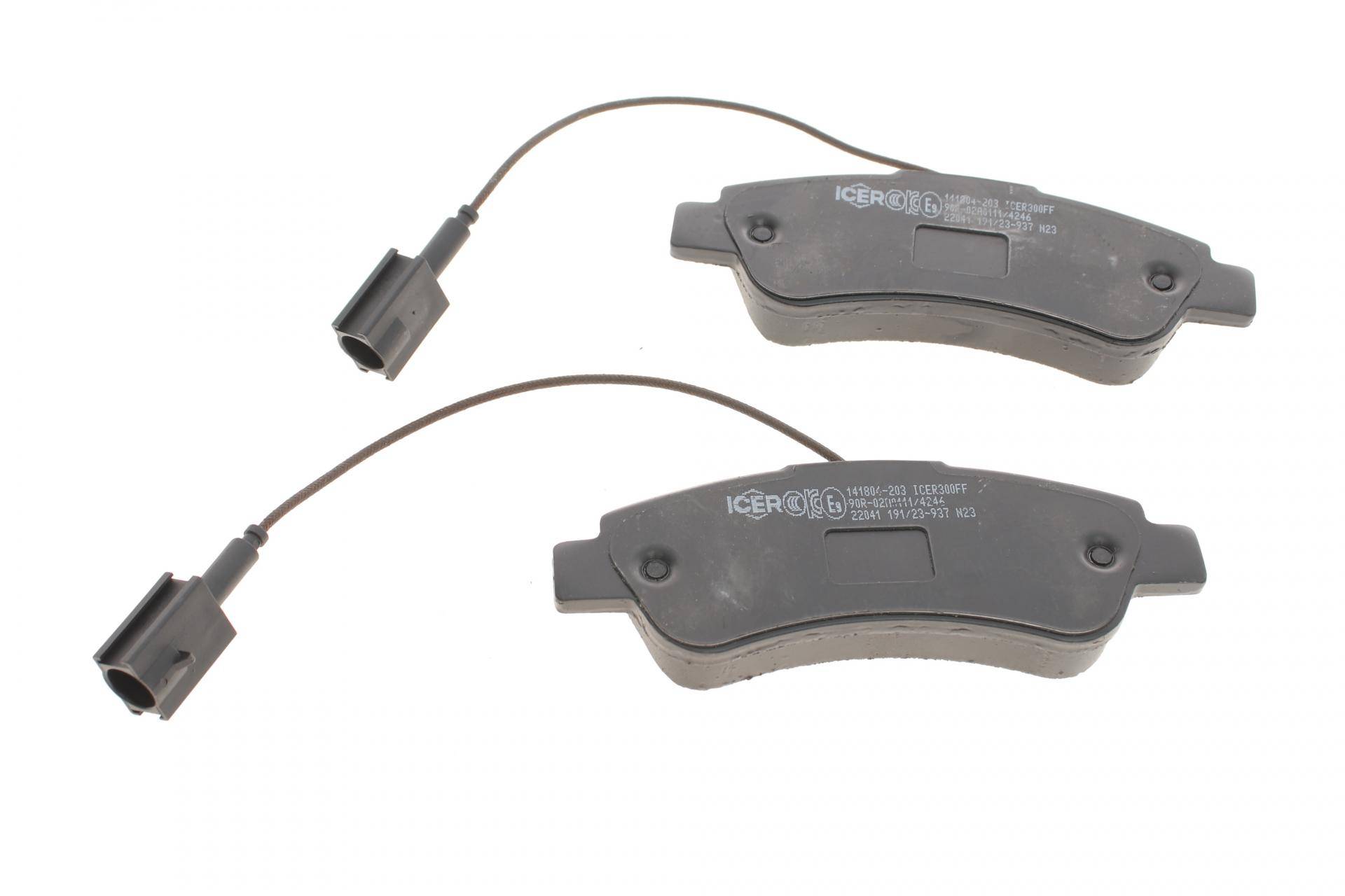 Колодки гальмівні (задні) Citroen Jumper/Fiat Ducato/Peugeot Boxer 06- (+датчики)