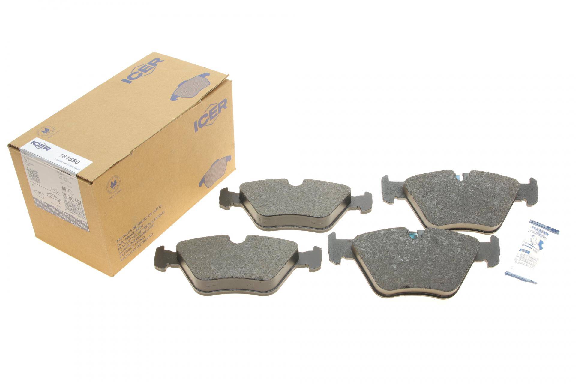 Колодки гальмівні (передні) BMW 3 (E46) 99-07/X3 (E83) 03-11/Z4 (E85/E86) 06-08