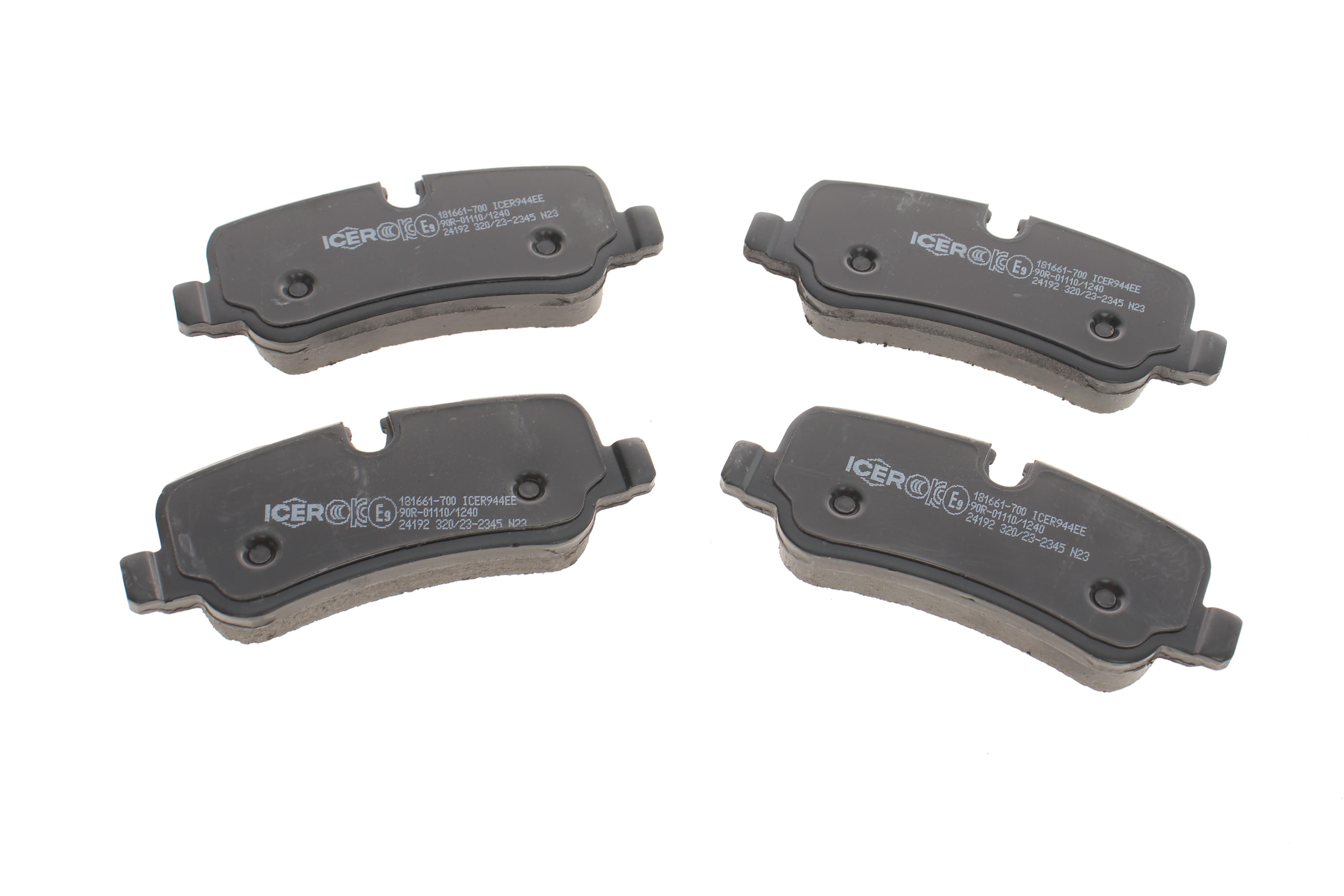 Колодки гальмівні (задні) Land Rover Discovery III/IV 04-/Range Rover 86-