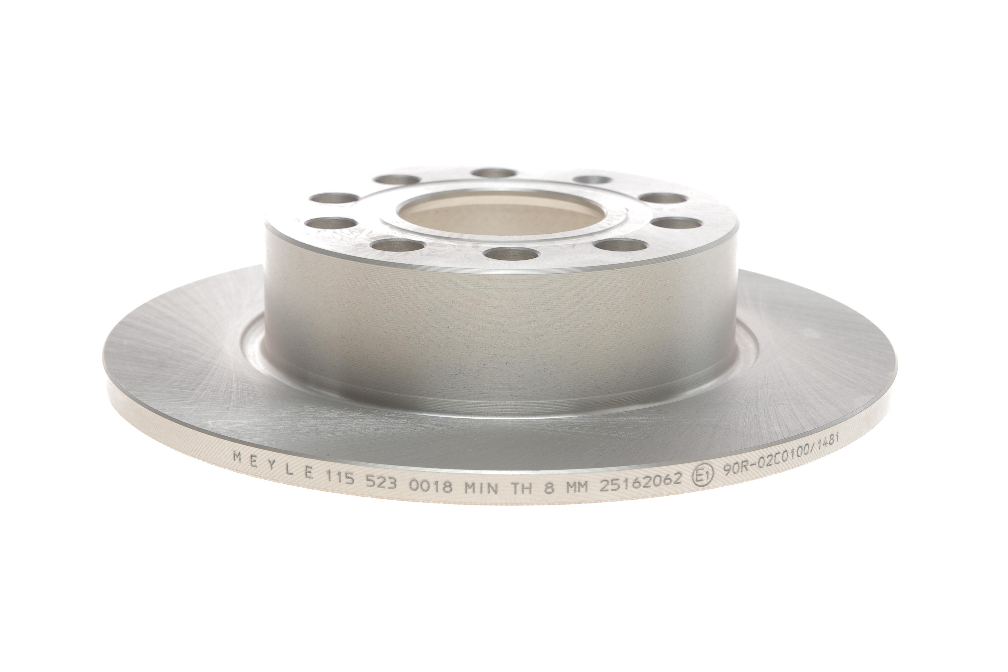 Диск гальмівний (задній) VW Caddy III 1.2-2.0 TDI/TSI 04-15 (253x10)