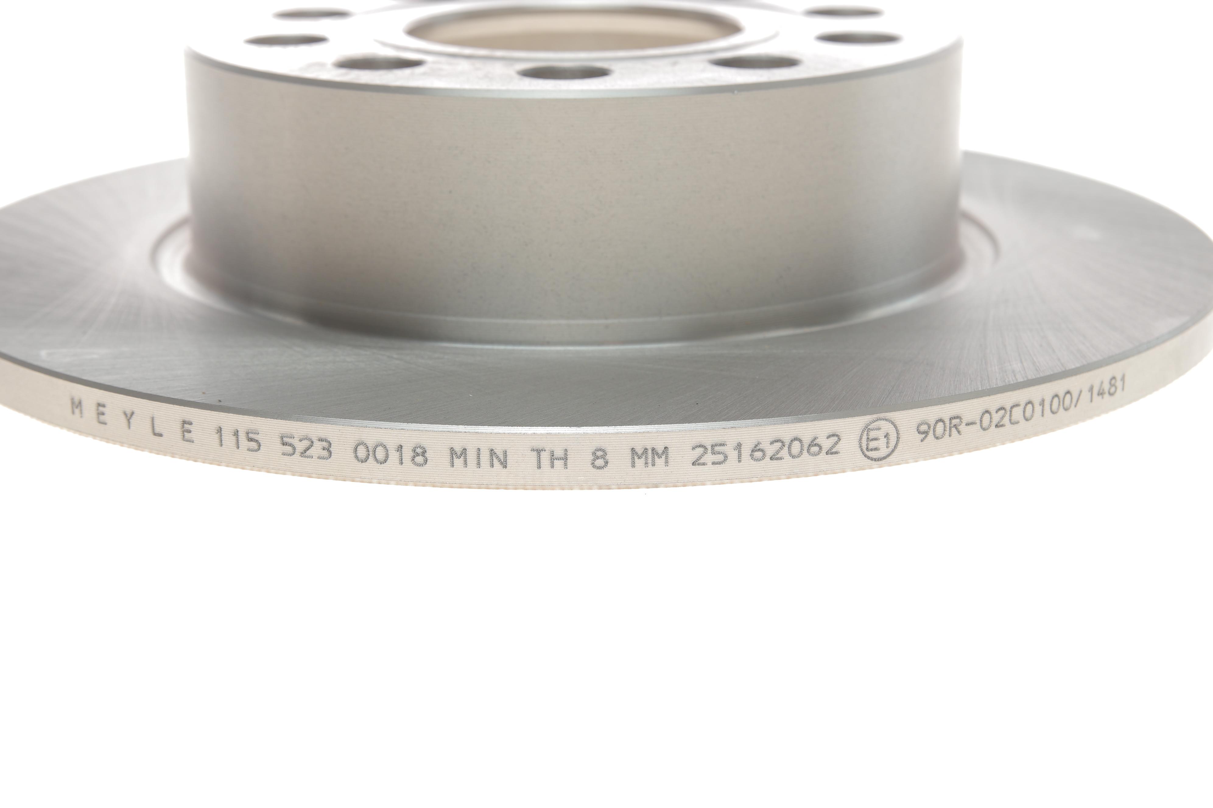 Диск гальмівний (задній) VW Caddy III 1.2-2.0 TDI/TSI 04-15 (253x10)