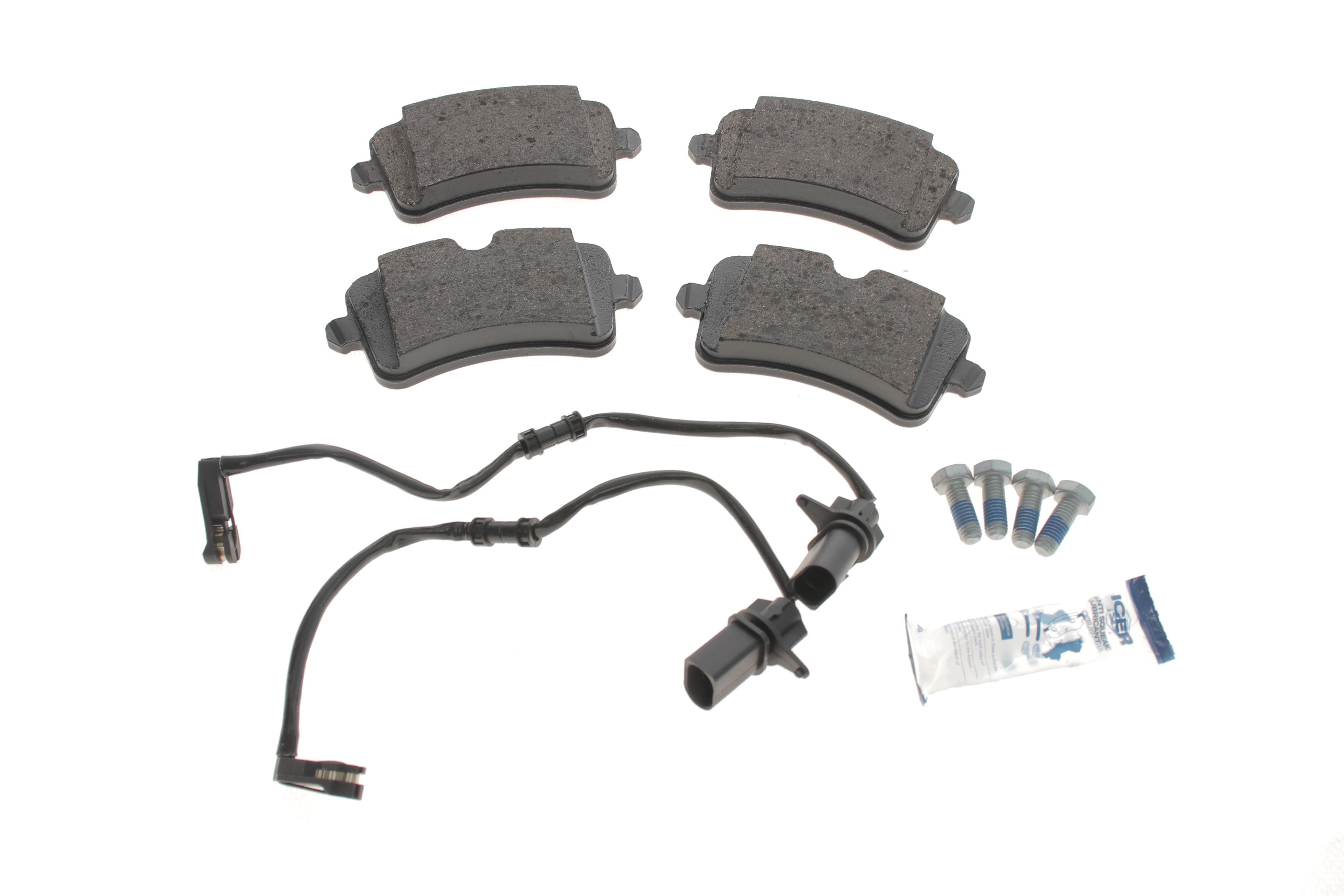 Колодки гальмівні (задні) Audi A6 C7/A7 Sportback/A8 D4 10-18 (+датчики L=295mm)